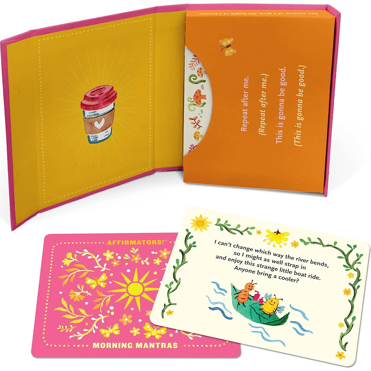 Affirmators! Mantras Morning - Day Affirmation Cards Deck, Daily Cards & Positive Affirmations (30 Cards Deck)