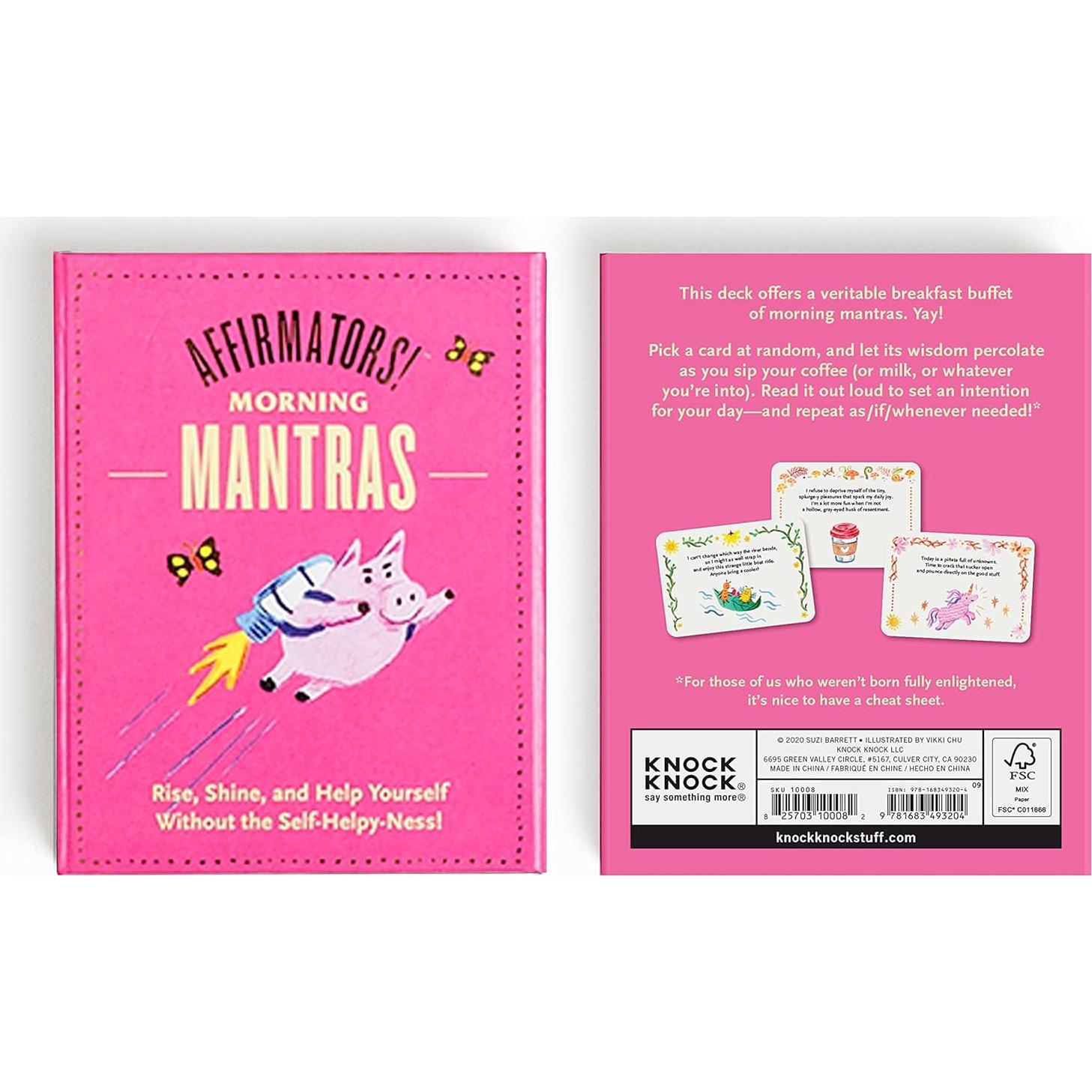 Affirmators! Mantras Morning - Day Affirmation Cards Deck, Daily Cards & Positive Affirmations (30 Cards Deck)