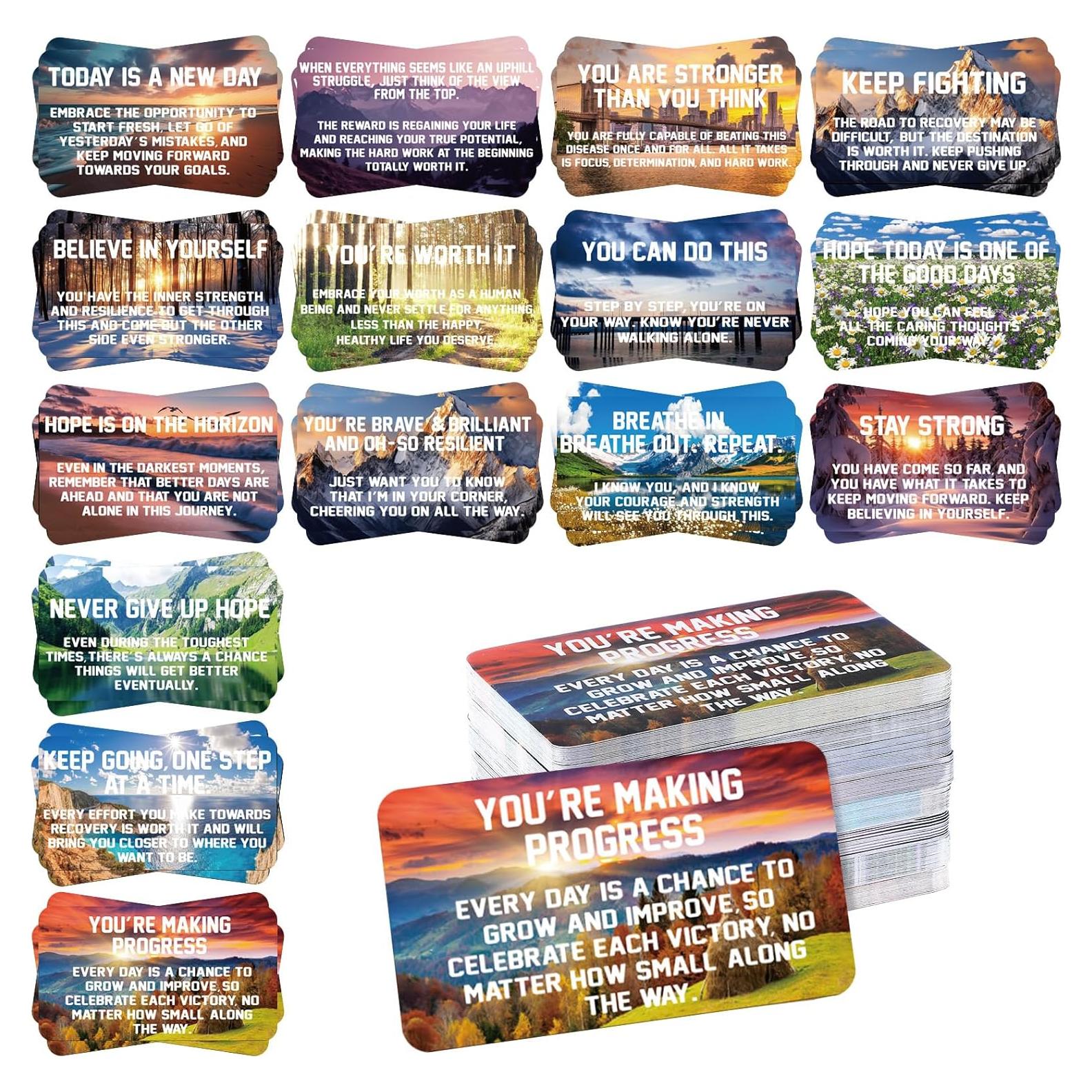 300 Tarjetas de Motivación Motiskyy 8.9 x 5 cm Afirmaciones Positivas