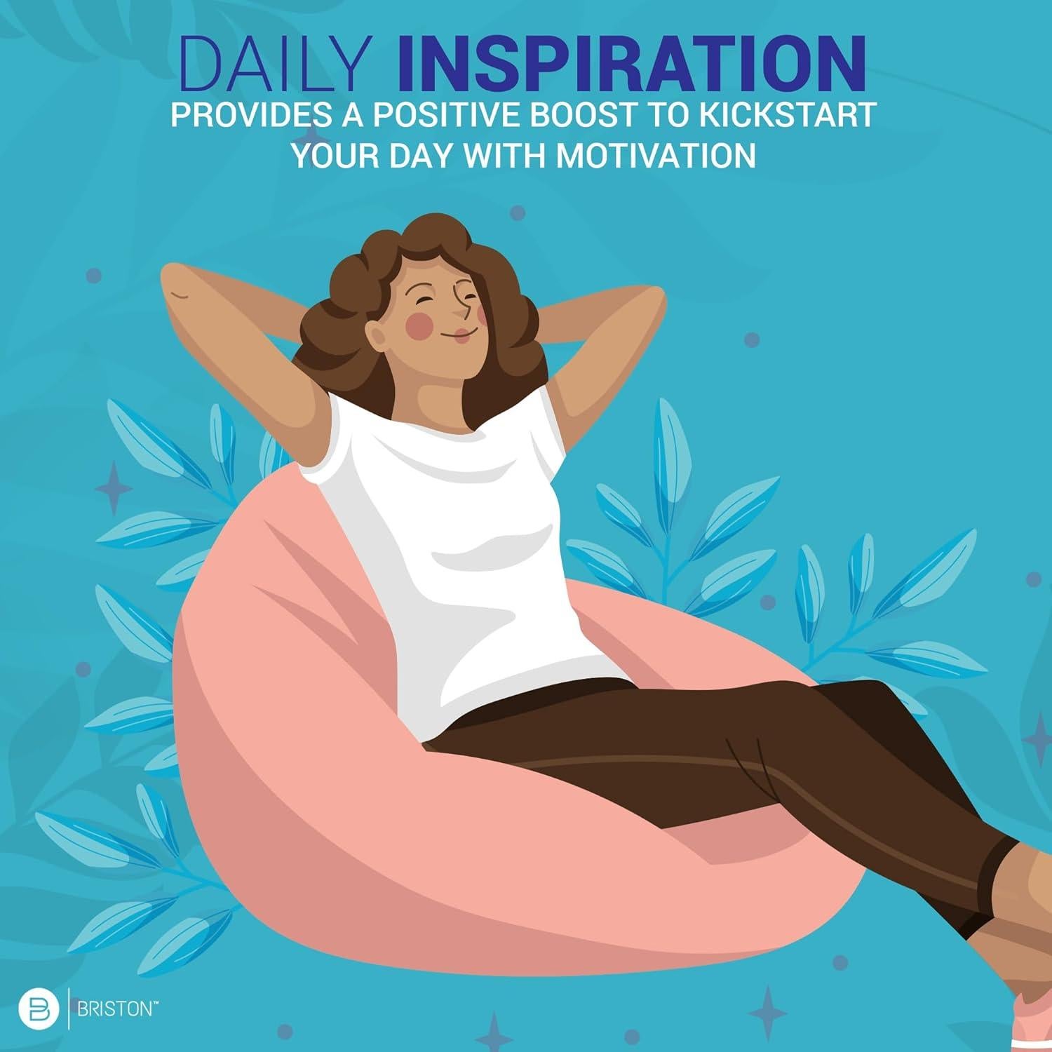 Tarjetas de Afirmación Positivas Briston - 50 Tarjetas para Bienestar