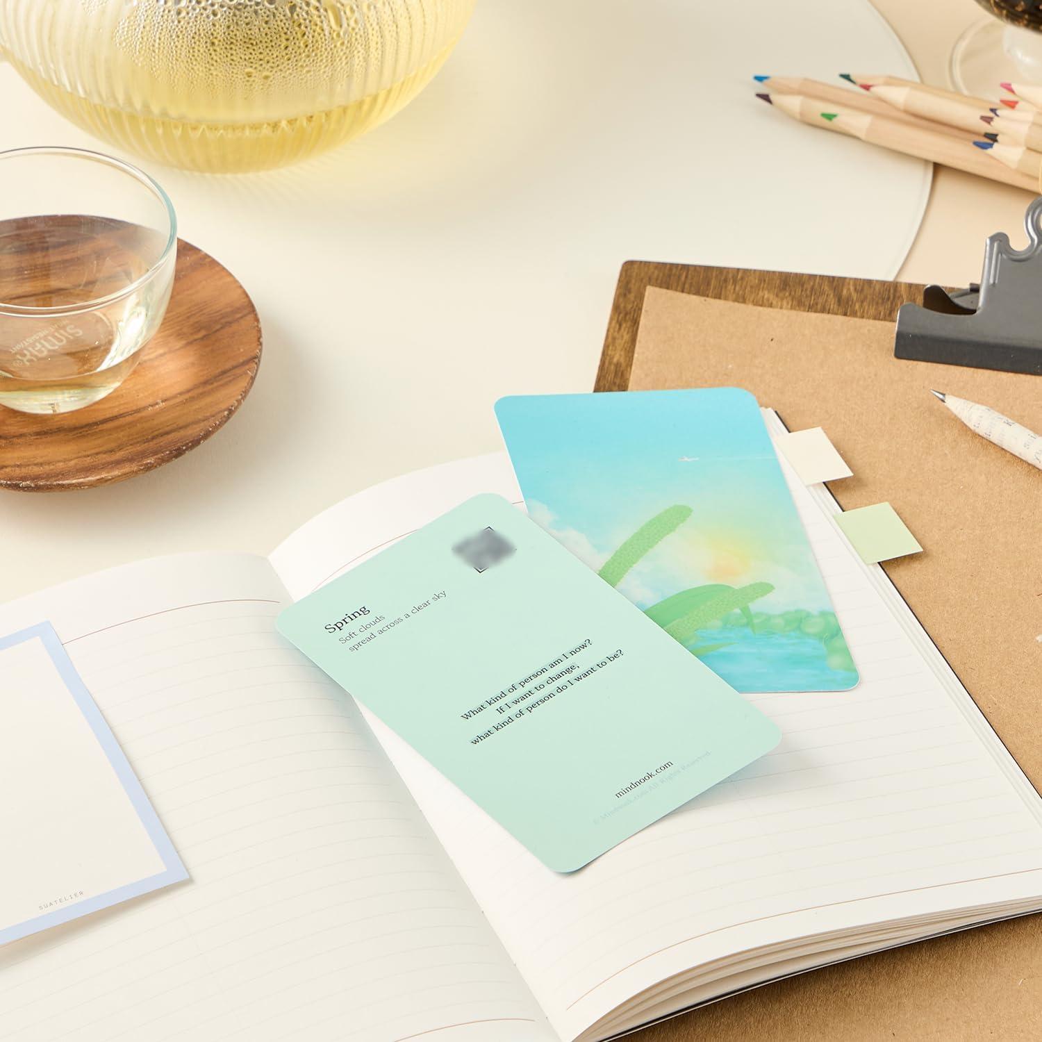 Tarjetas de Meditación Mind Nook - 52 Guías para Alivio del Estrés