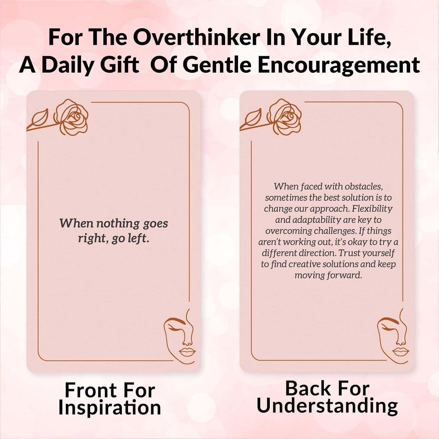 Tarjetas de Afirmación Faivykyd - 50 Tarjetas para Aliviar Estrés