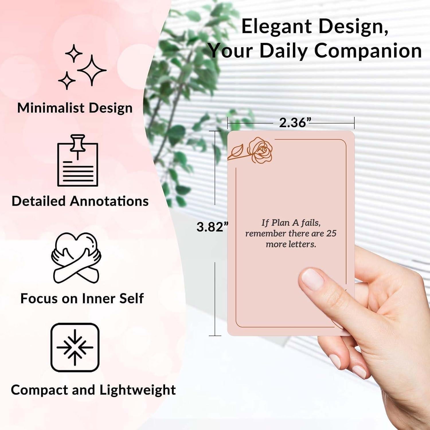 Tarjetas de Afirmación Faivykyd - 50 Tarjetas para Aliviar Estrés