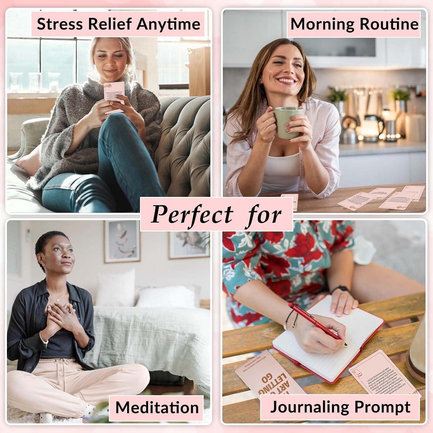 Tarjetas de Afirmación Faivykyd - 50 Tarjetas para Aliviar Estrés