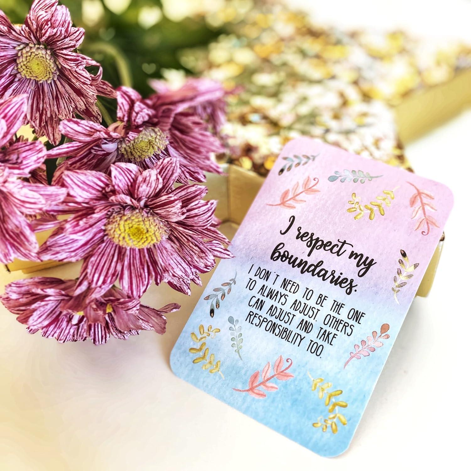 Tarjetas de Afirmación Menos Ansiedad - 45 Tarjetas Ilustradas