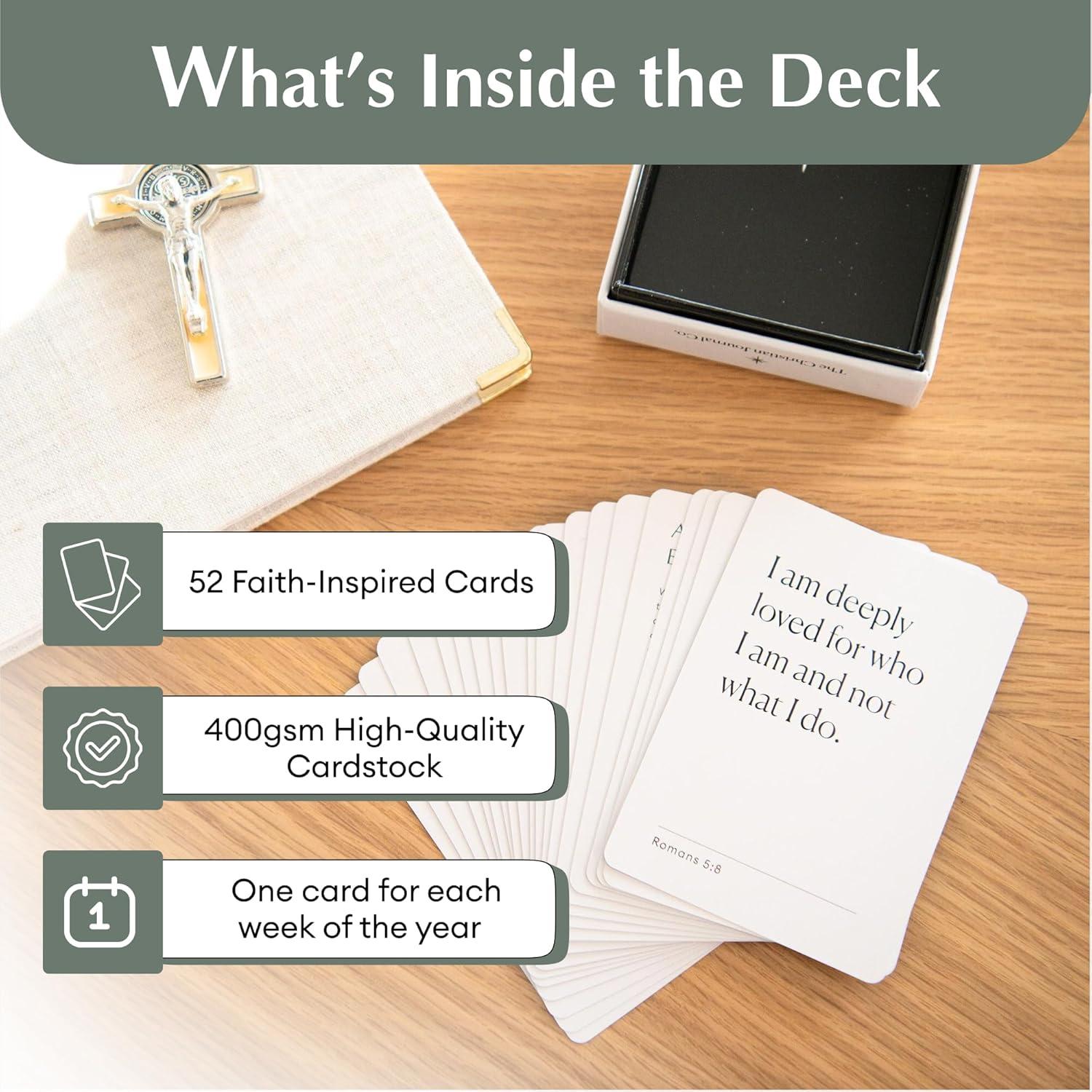 Baraja de Afirmaciones Bíblicas The Christian Journal Co. 52 Cartas