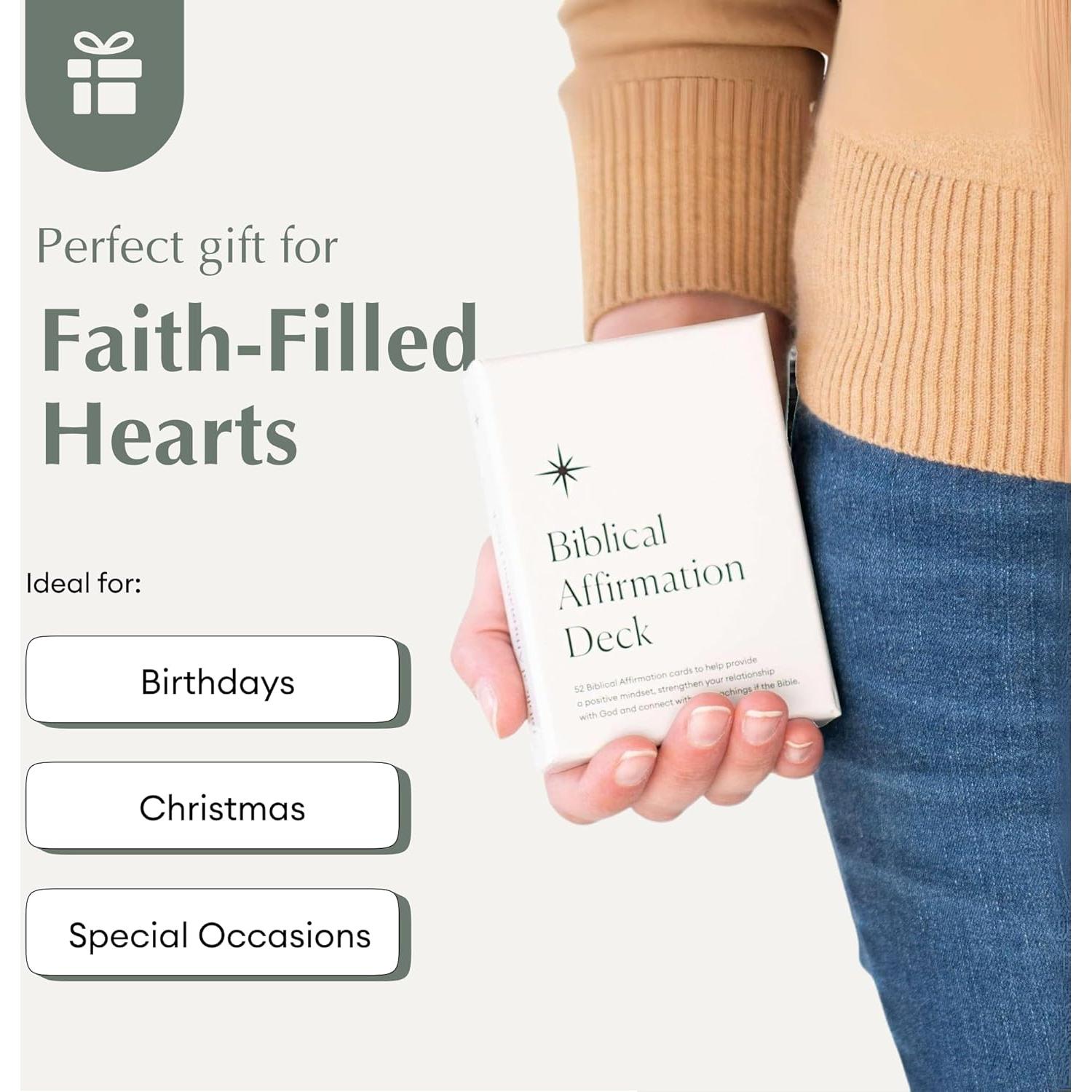 Baraja de Afirmaciones Bíblicas The Christian Journal Co. 52 Cartas