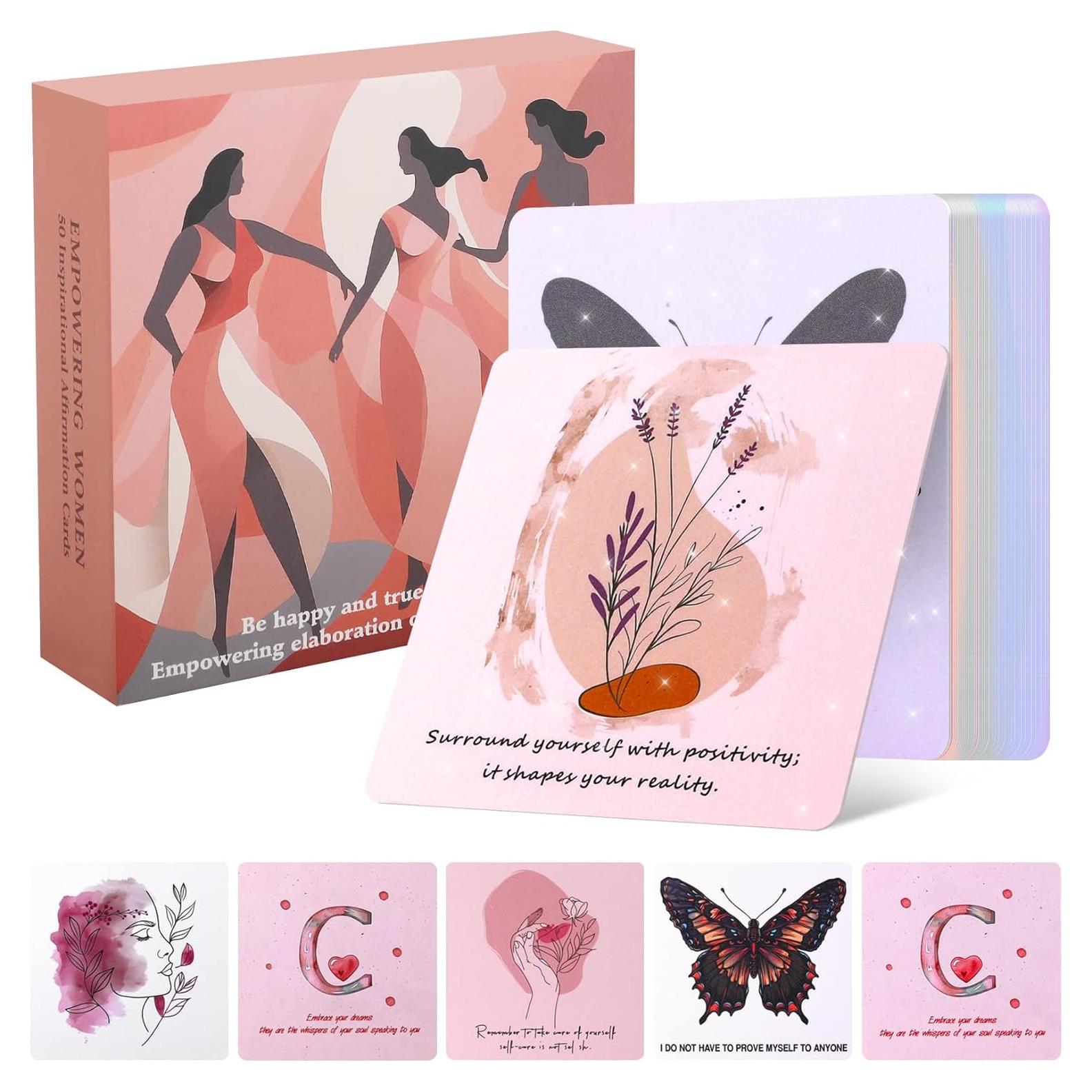 Tarjetas de Afirmaciones Positivas Havaro - 50 Citas Motivacionales