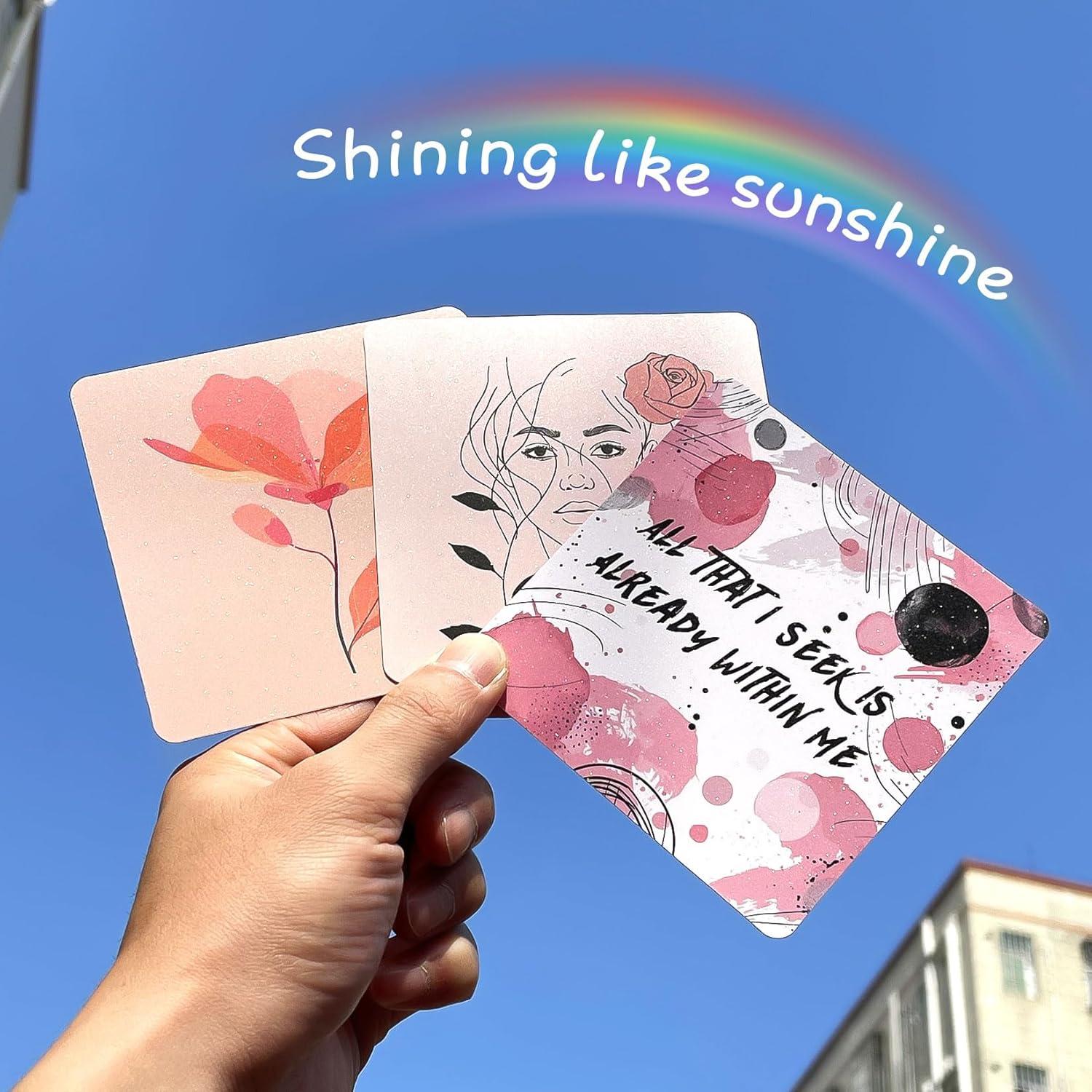 Tarjetas de Afirmaciones Positivas Havaro - 50 Citas Motivacionales