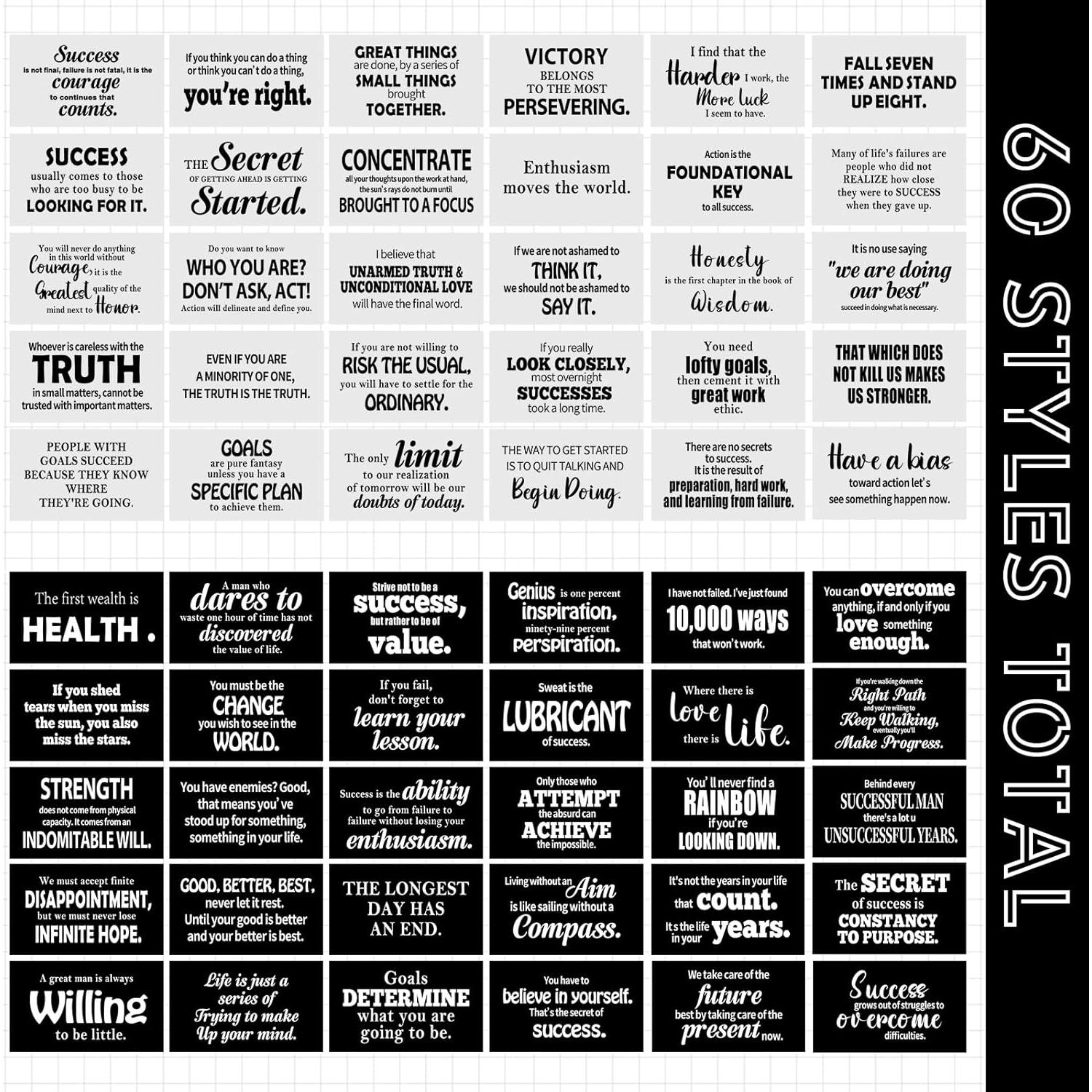 Tarjetas de Afirmación Jinei 300 Citas Positivas Motivacionales