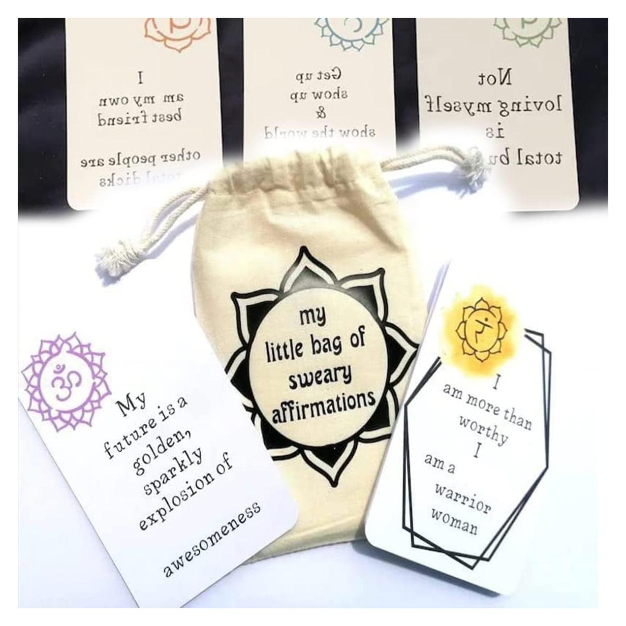 24 Tarjetas de Afirmación Divertidas SHITBRF - Autoayuda Positiva