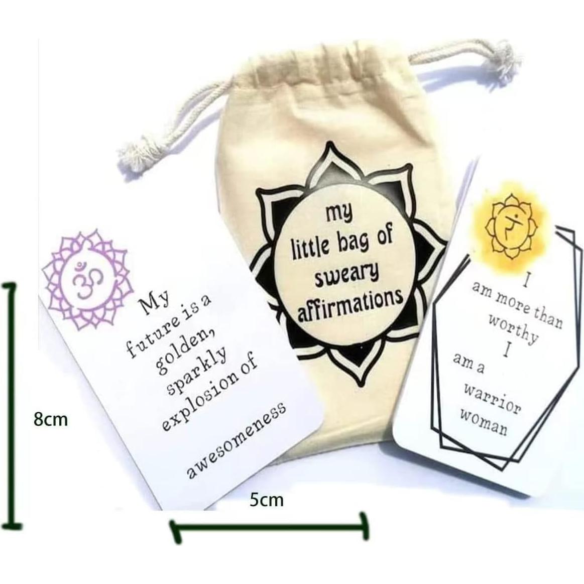 24 Tarjetas de Afirmación Divertidas SHITBRF - Autoayuda Positiva