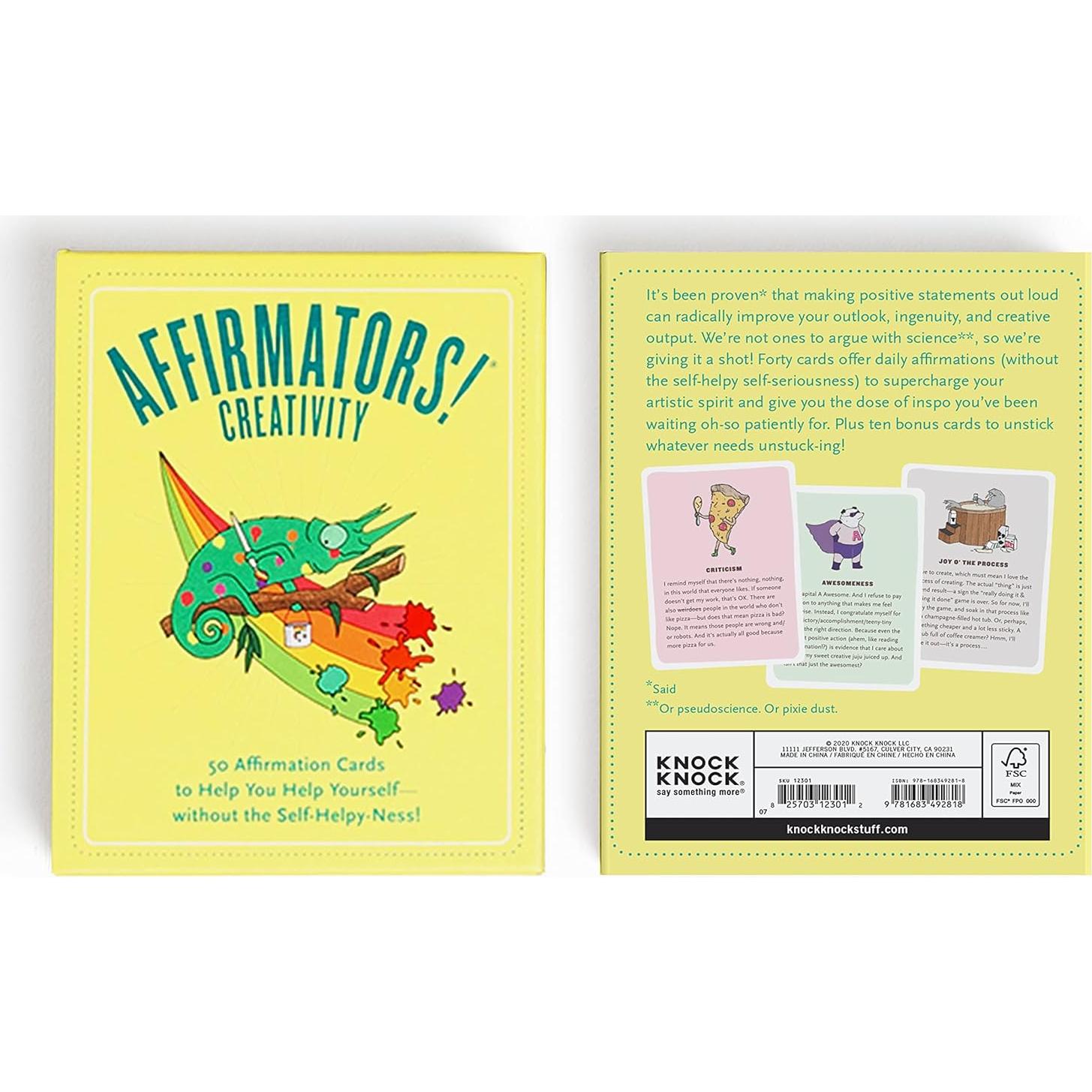 Baraja de Afirmaciones Knock Knock - 50 Tarjetas Creativas