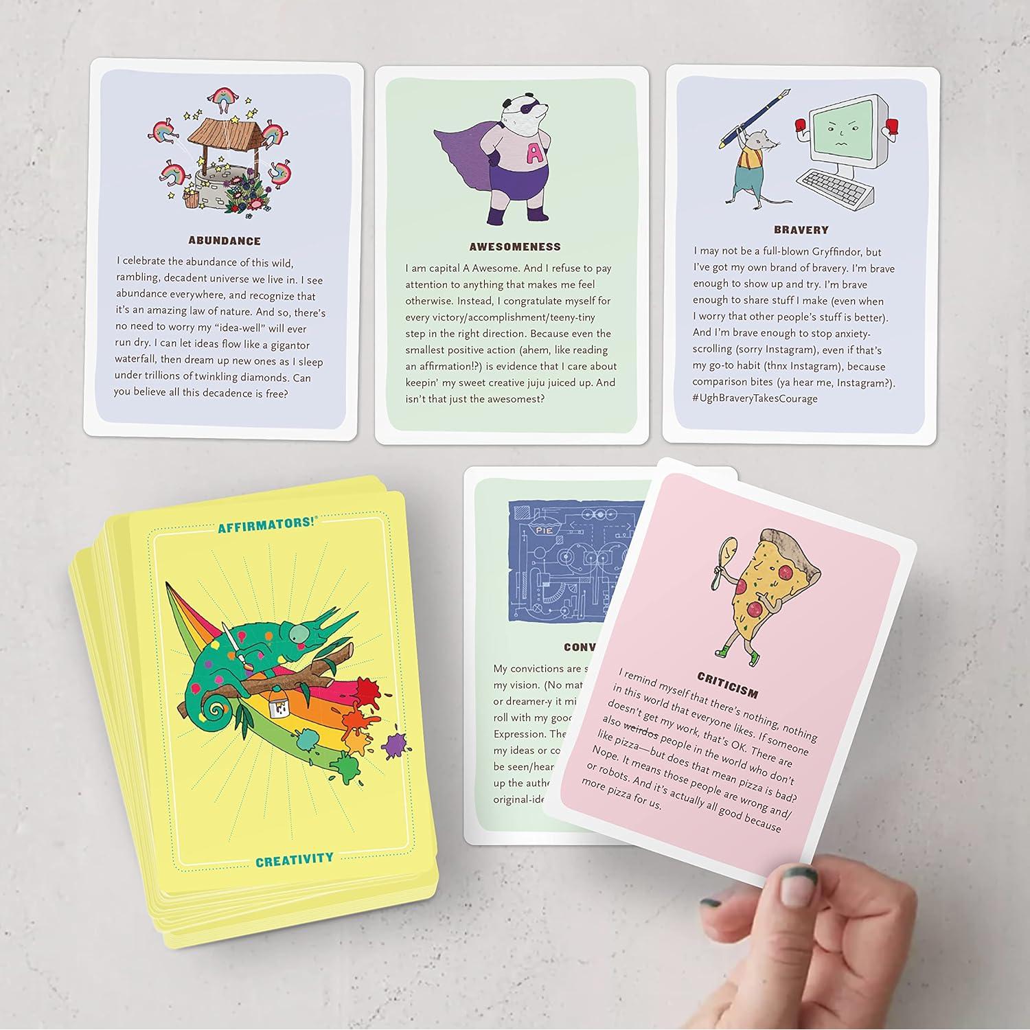 Baraja de Afirmaciones Knock Knock - 50 Tarjetas Creativas