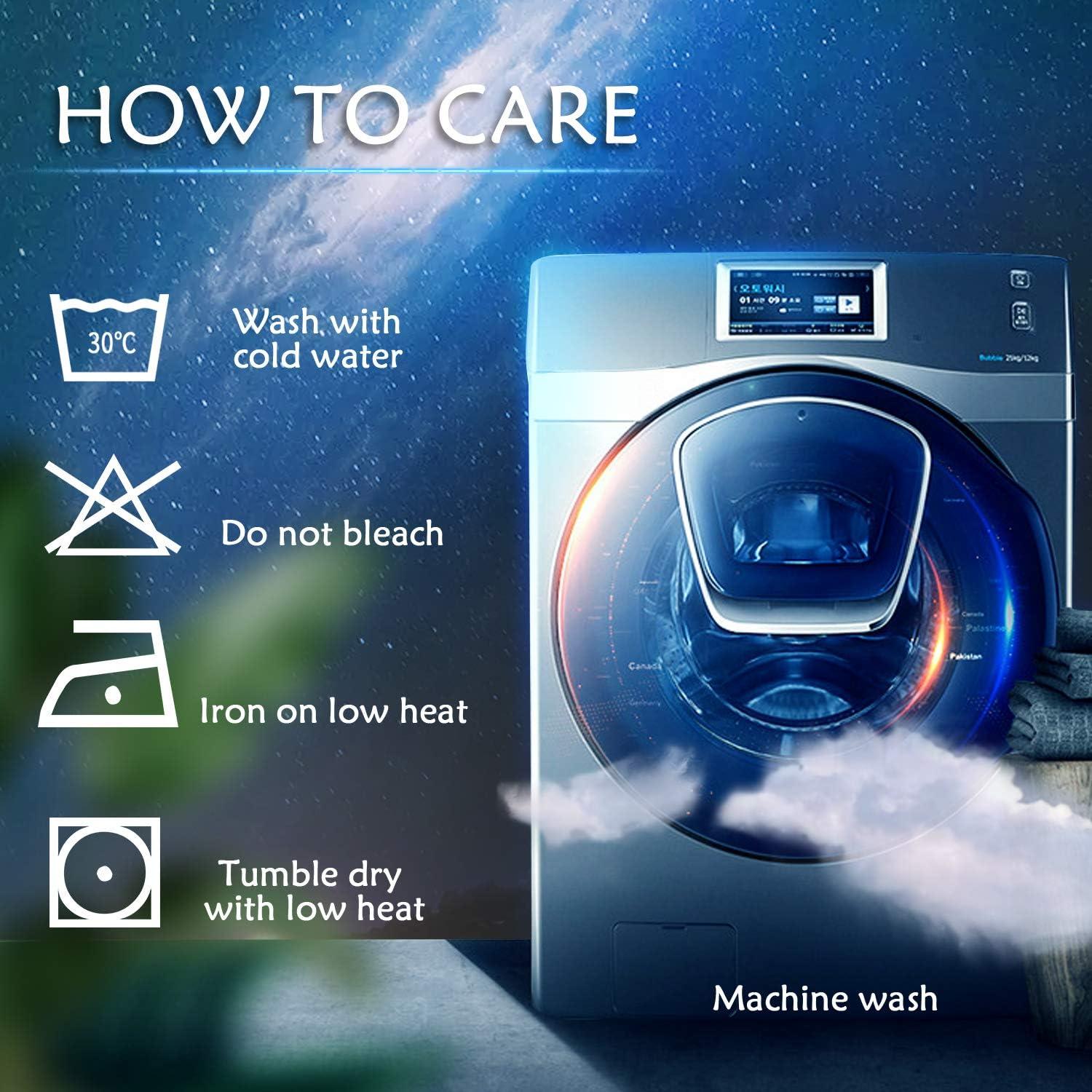 Cortinas Opacas BGment 2 Paneles Estrella y Luna 132x213 cm