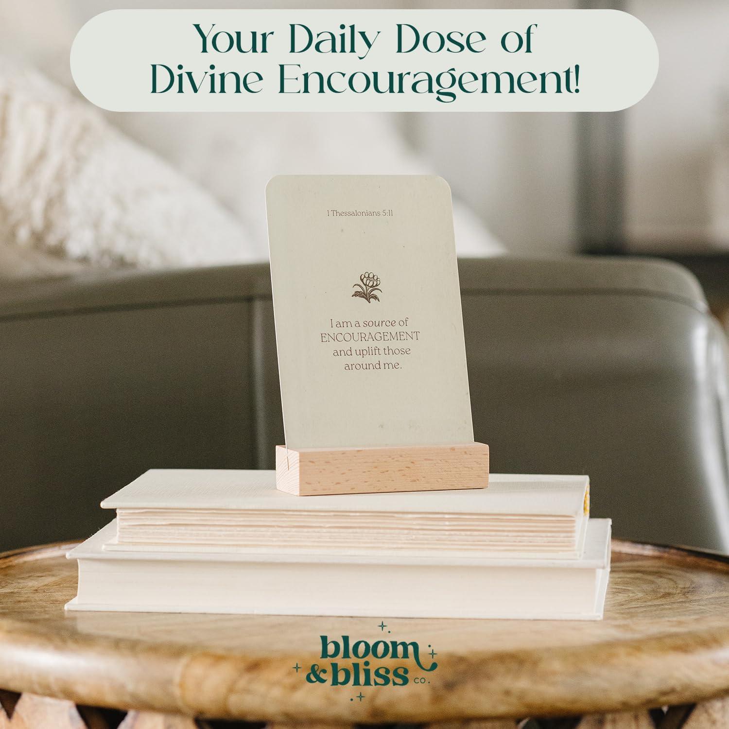 Tarjetas de Afirmación Positiva Bloom and Bliss | 50 Versículos