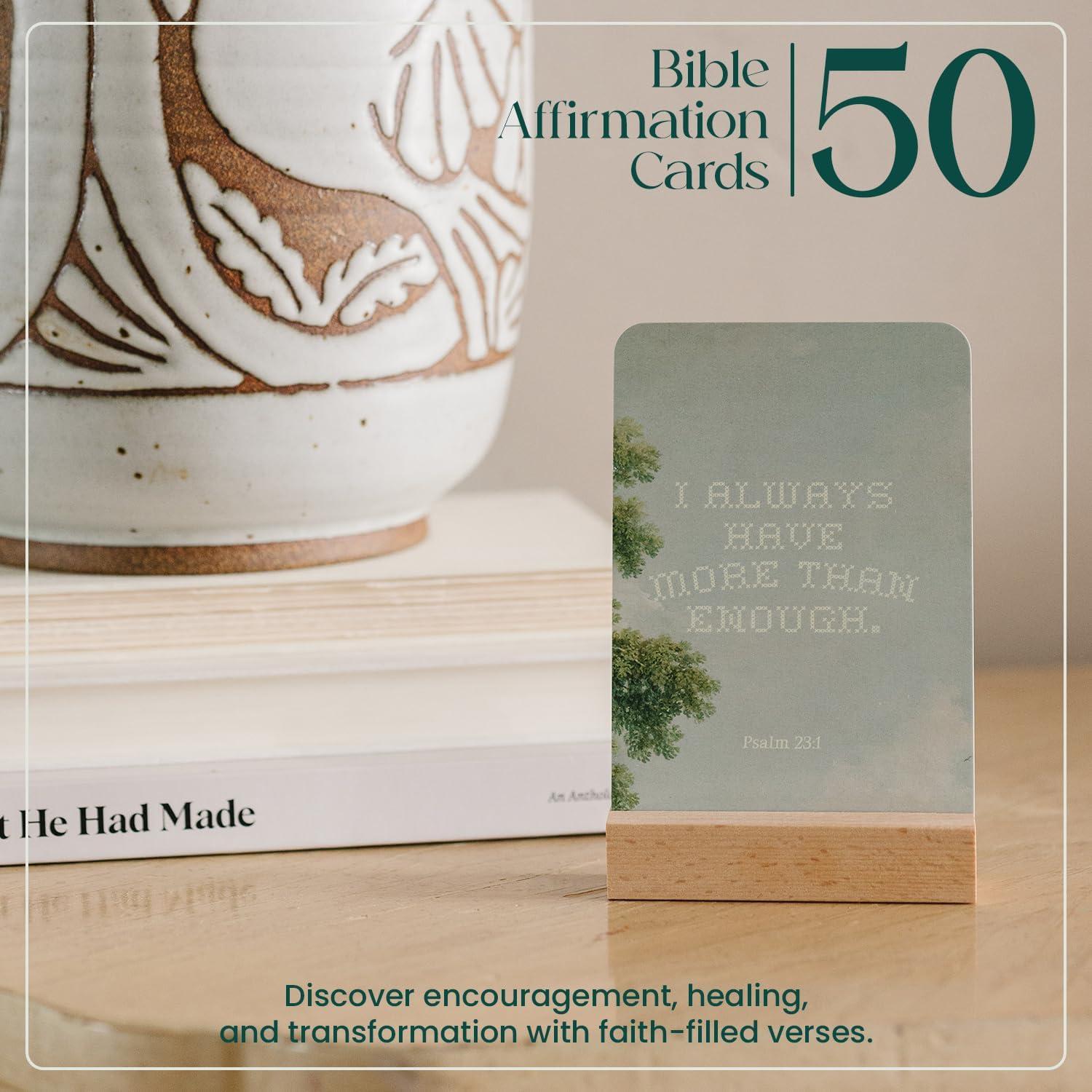 Tarjetas de Afirmación Positiva Bloom and Bliss | 50 Versículos