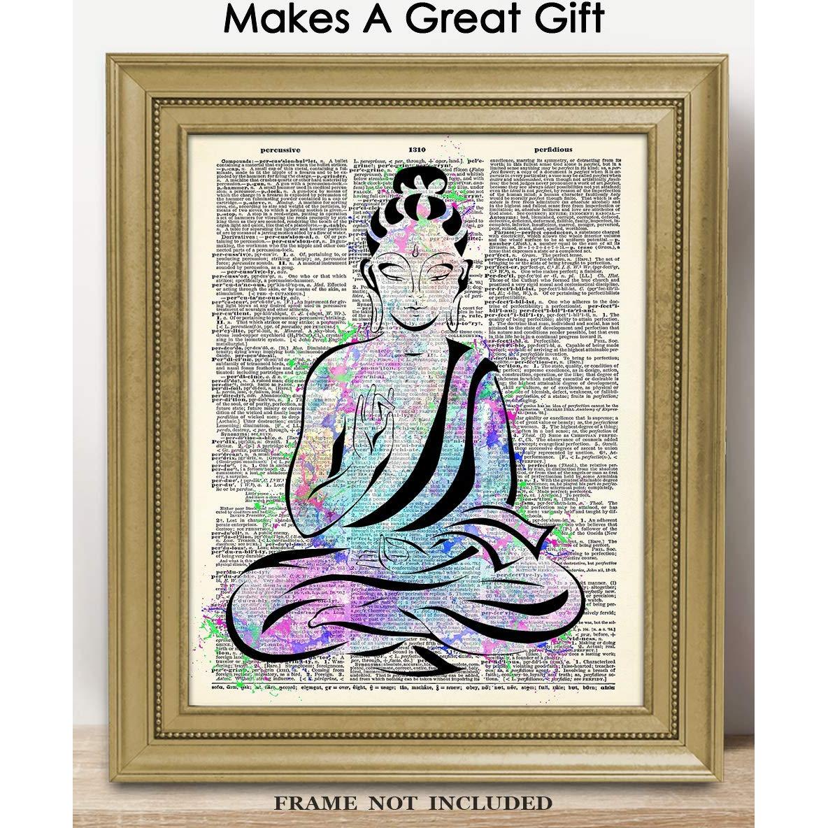 Póster de Arte de Pared Buddha Zen 20x25 cm - Impresión Creativa