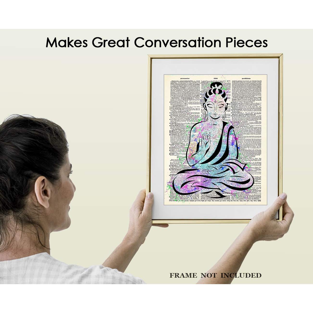 Póster de Arte de Pared Buddha Zen 20x25 cm - Impresión Creativa