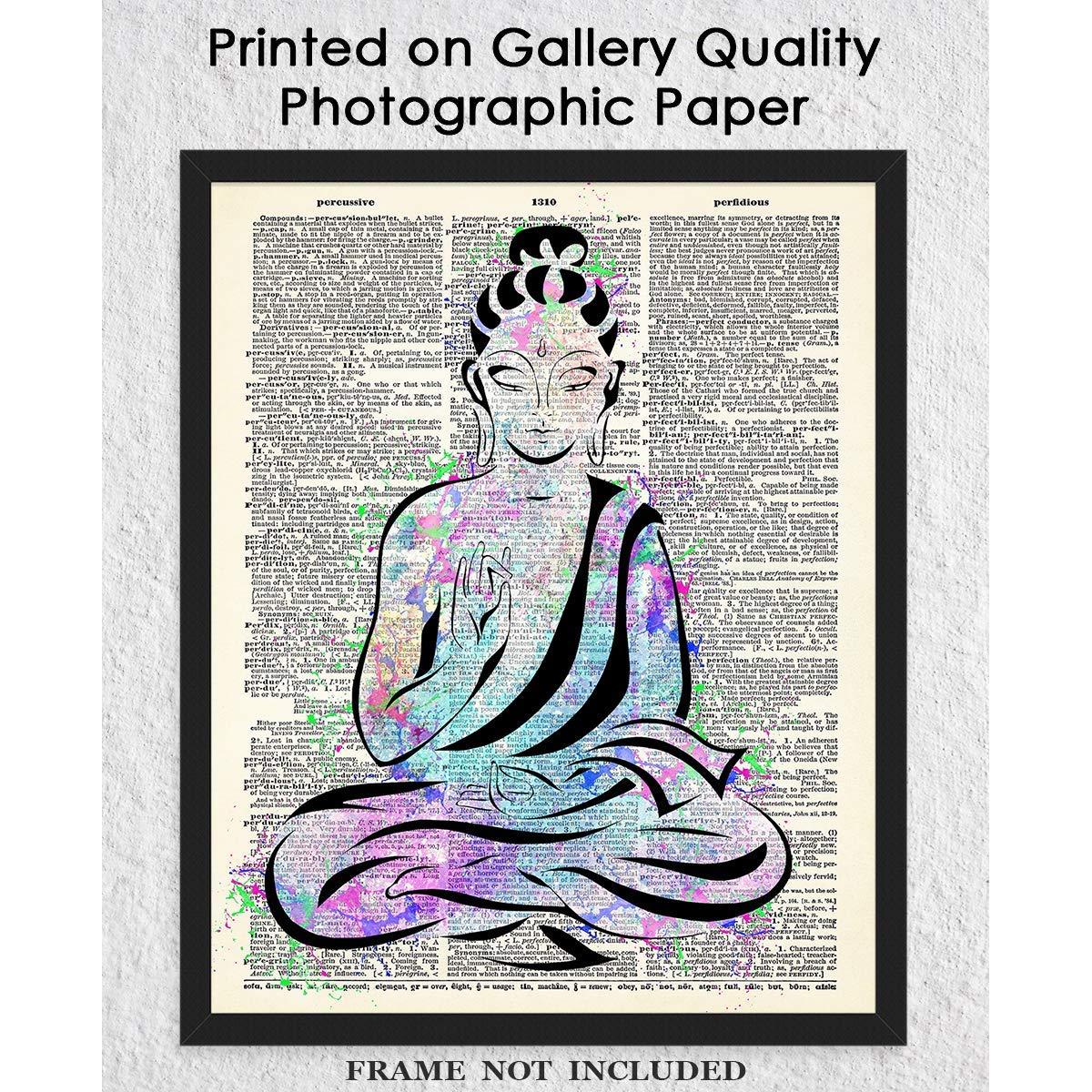 Póster de Arte de Pared Buddha Zen 20x25 cm - Impresión Creativa