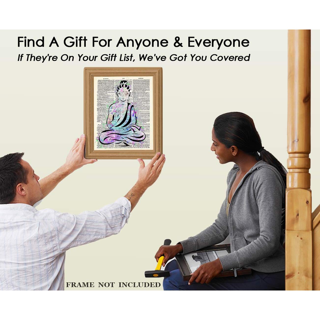 Póster de Arte de Pared Buddha Zen 20x25 cm - Impresión Creativa