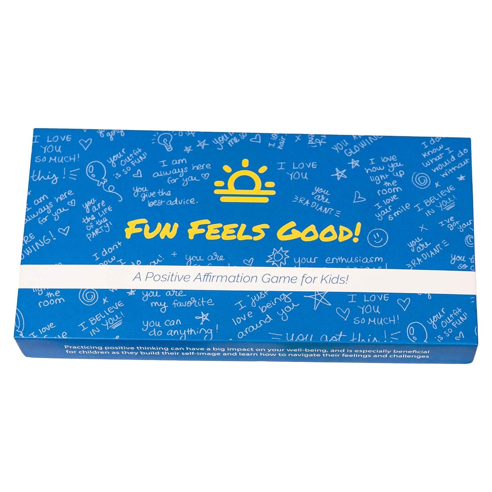 Juego de Cartas de Afirmación Positiva Fun Feels Good! 6-99 años