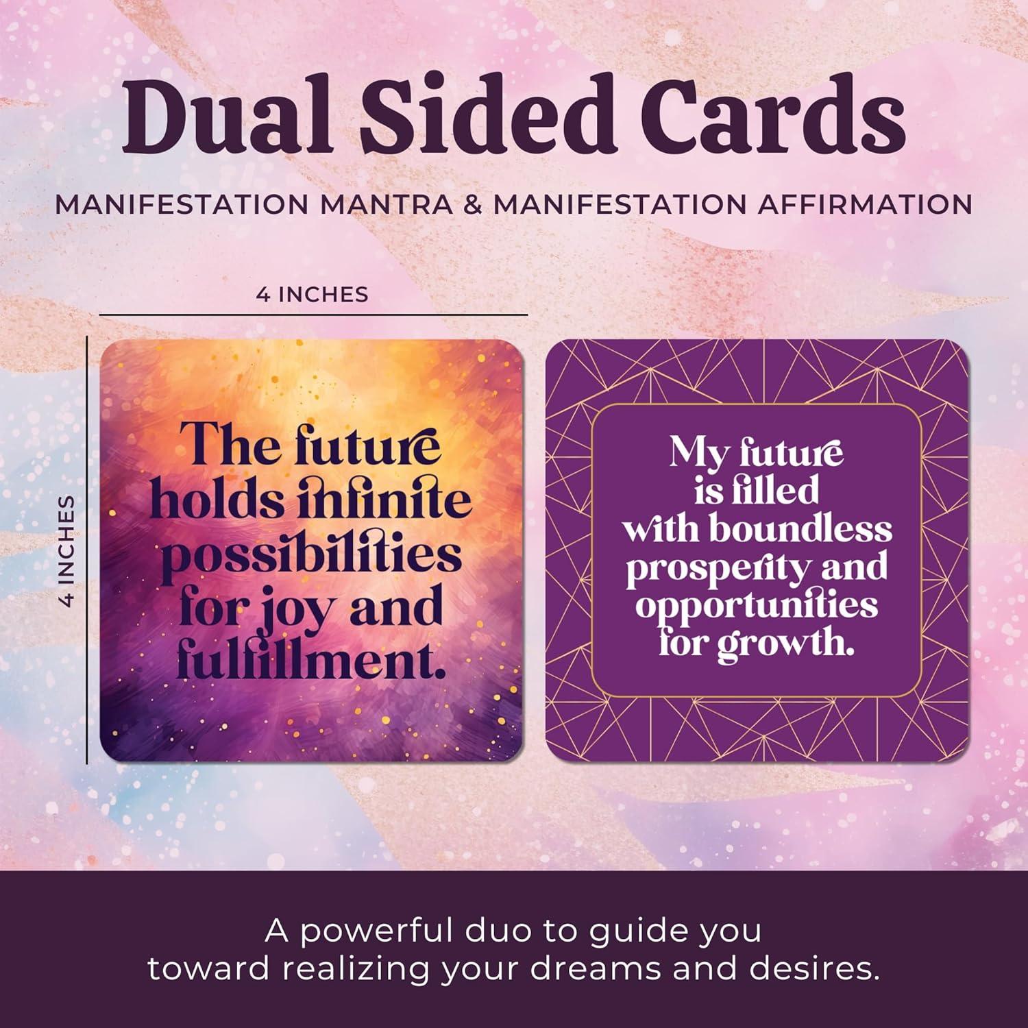 Tarjetas de Afirmación Positiva Gorgeous Mindset - 50 Unidades