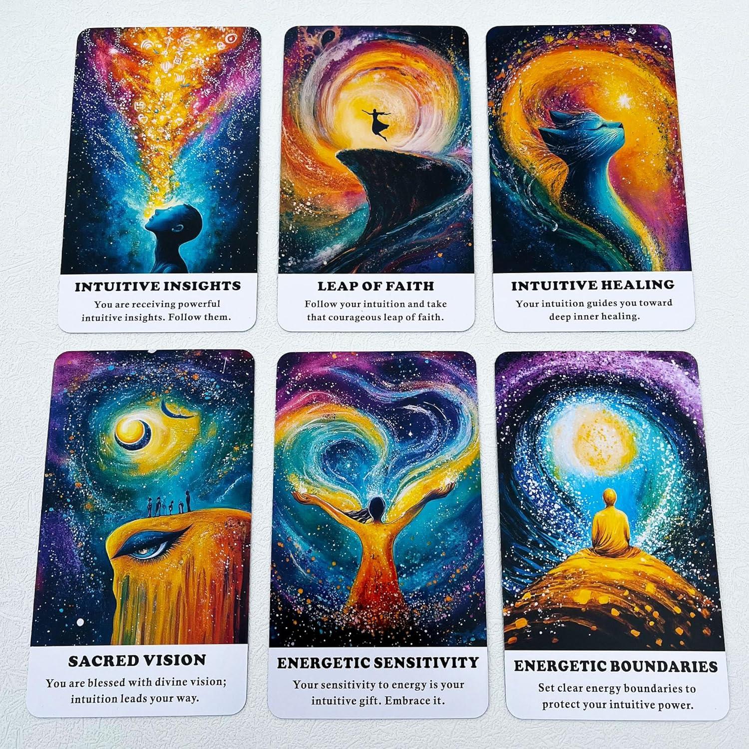 Cartas Oráculo Intuitivas x 56 - Guía Espiritual para Principiantes