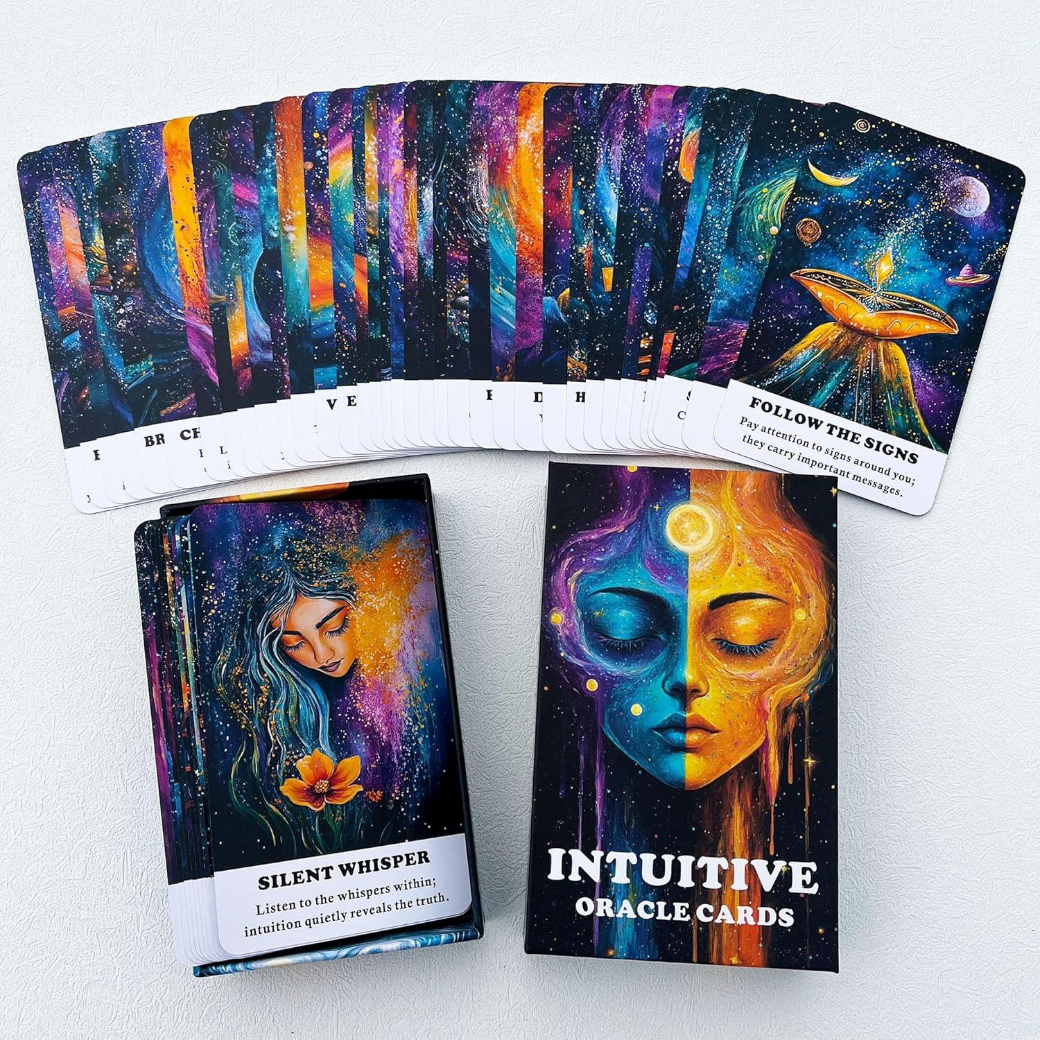 Cartas Oráculo Intuitivas x 56 - Guía Espiritual para Principiantes
