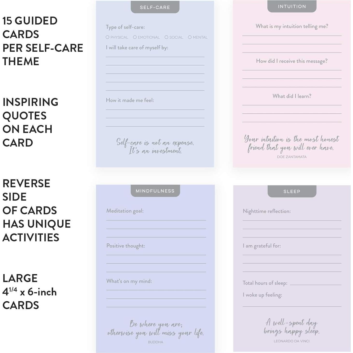 Tarjetas de Afirmación Eccolo - 60 Tarjetas de Bienestar