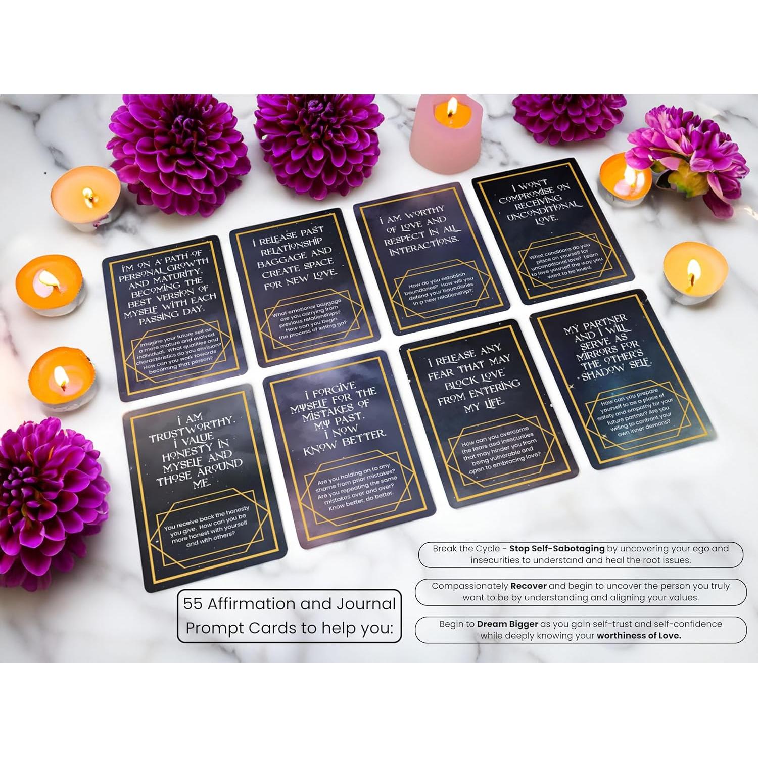 Tarjetas de Afirmaciones y Preguntas Pauseology - 55 Piezas