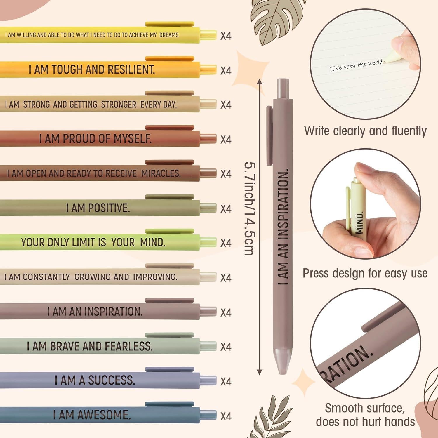 Conjunto de Afirmaciones Positivas ANGOLIO 144 Piezas