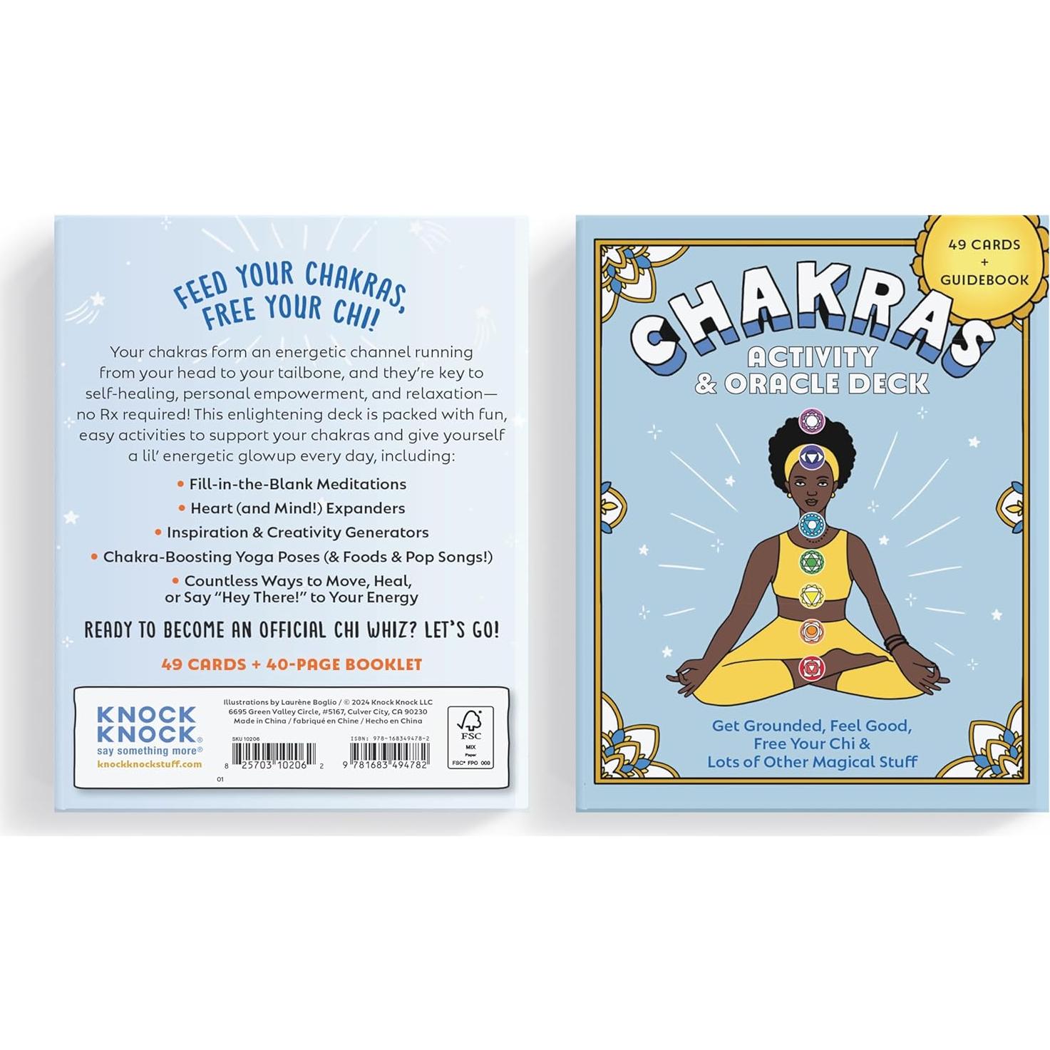 Deck de Cartas de Oráculo Chakras Knock Knock - 50 Cartas