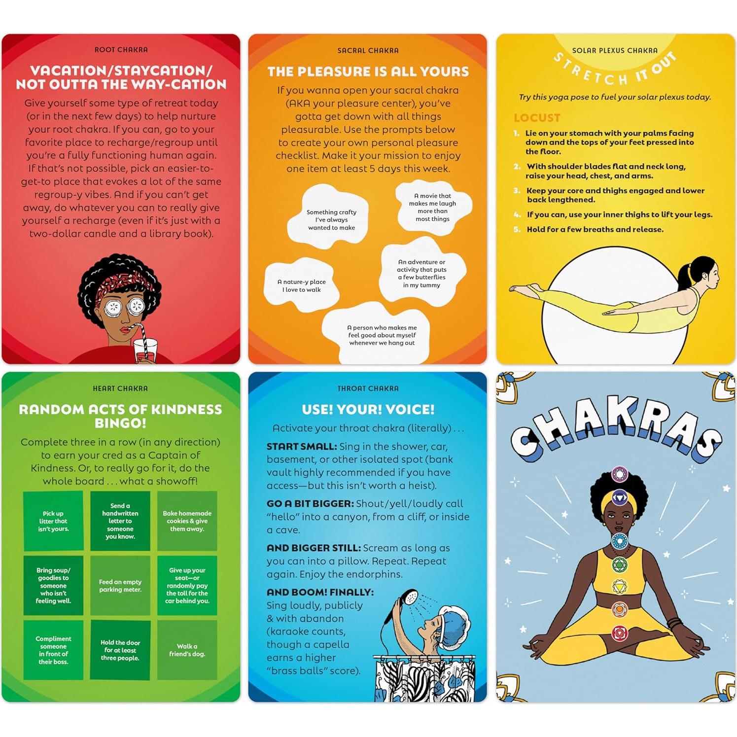 Deck de Cartas de Oráculo Chakras Knock Knock - 50 Cartas