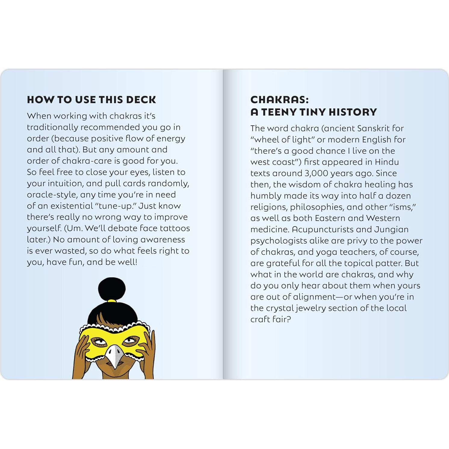 Deck de Cartas de Oráculo Chakras Knock Knock - 50 Cartas