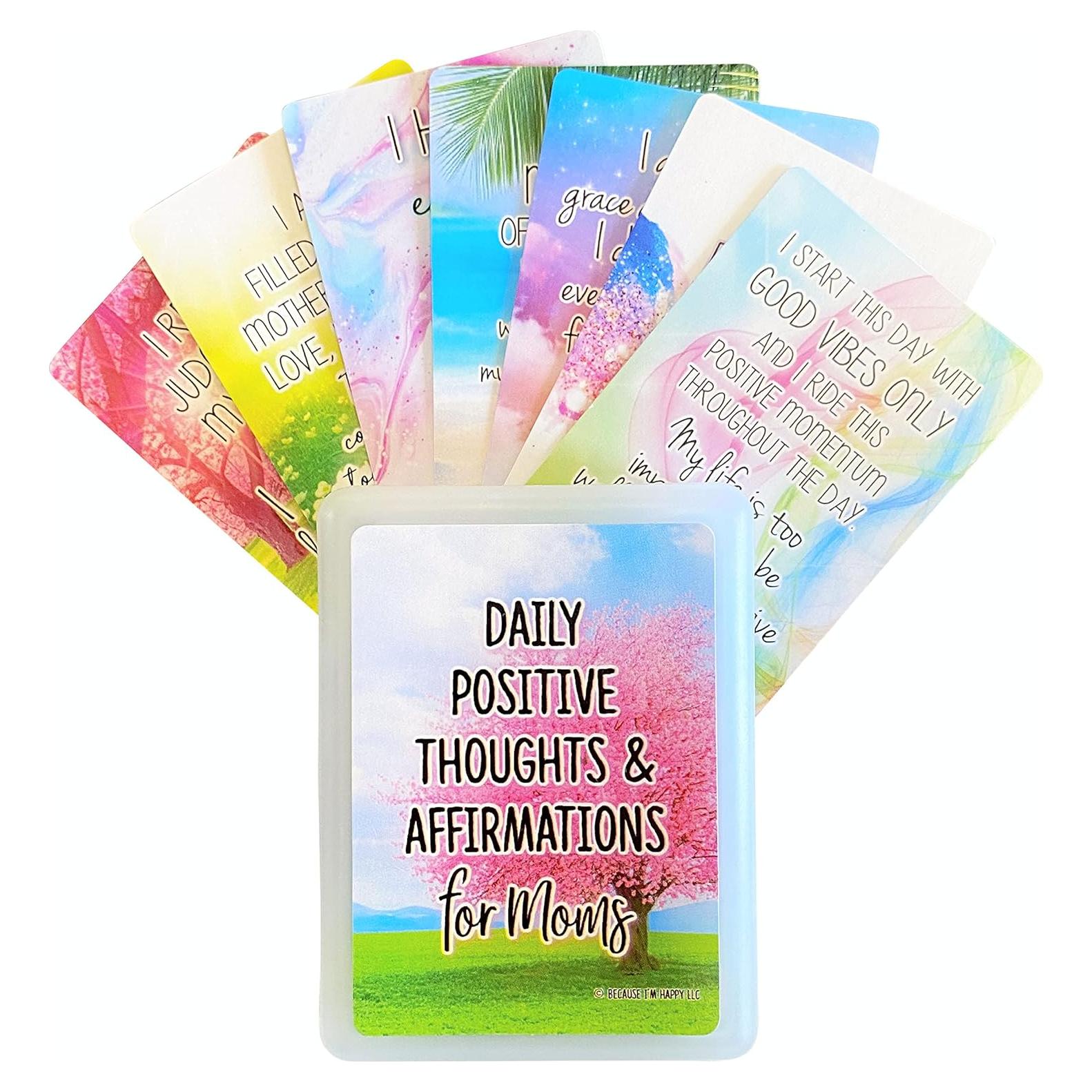 Tarjetas de Afirmación Positiva Porque Soy Feliz - 54 Afirmaciones