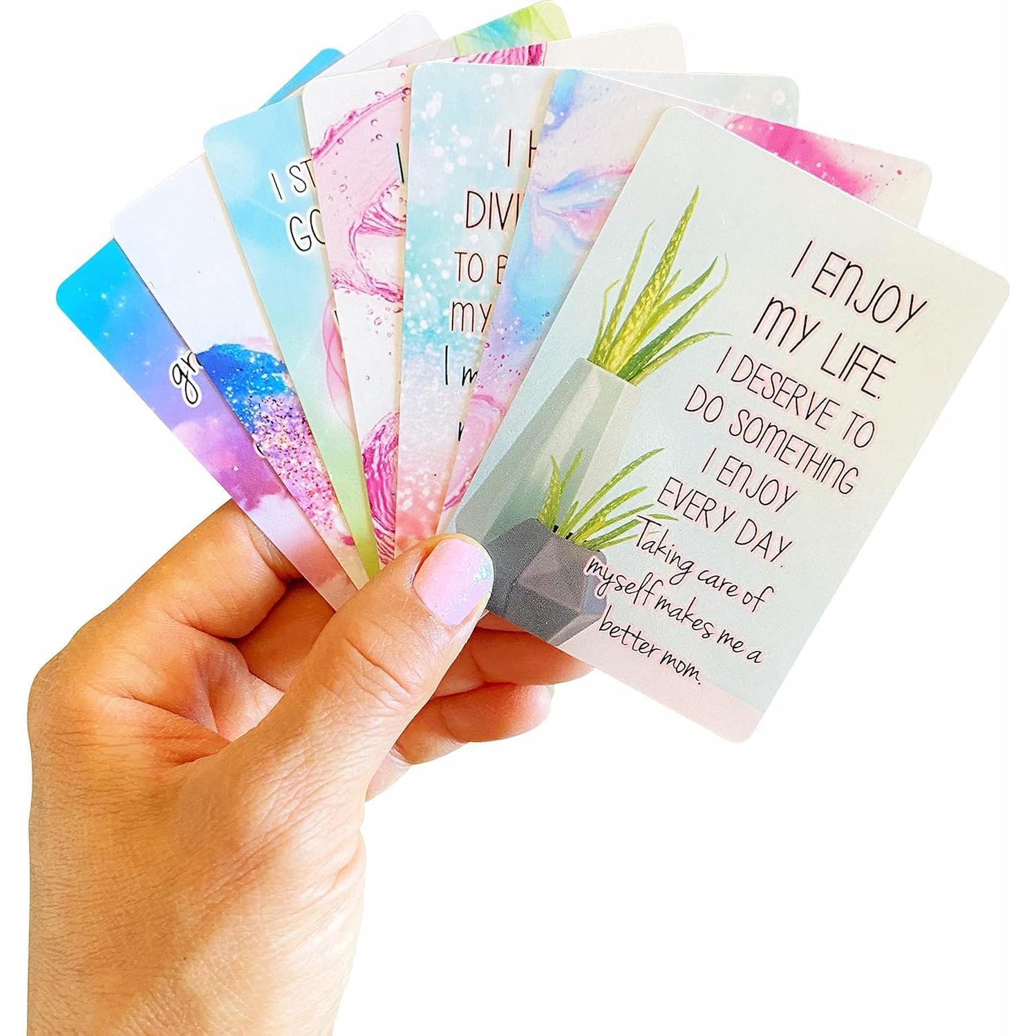 Tarjetas de Afirmación Positiva Porque Soy Feliz - 54 Afirmaciones