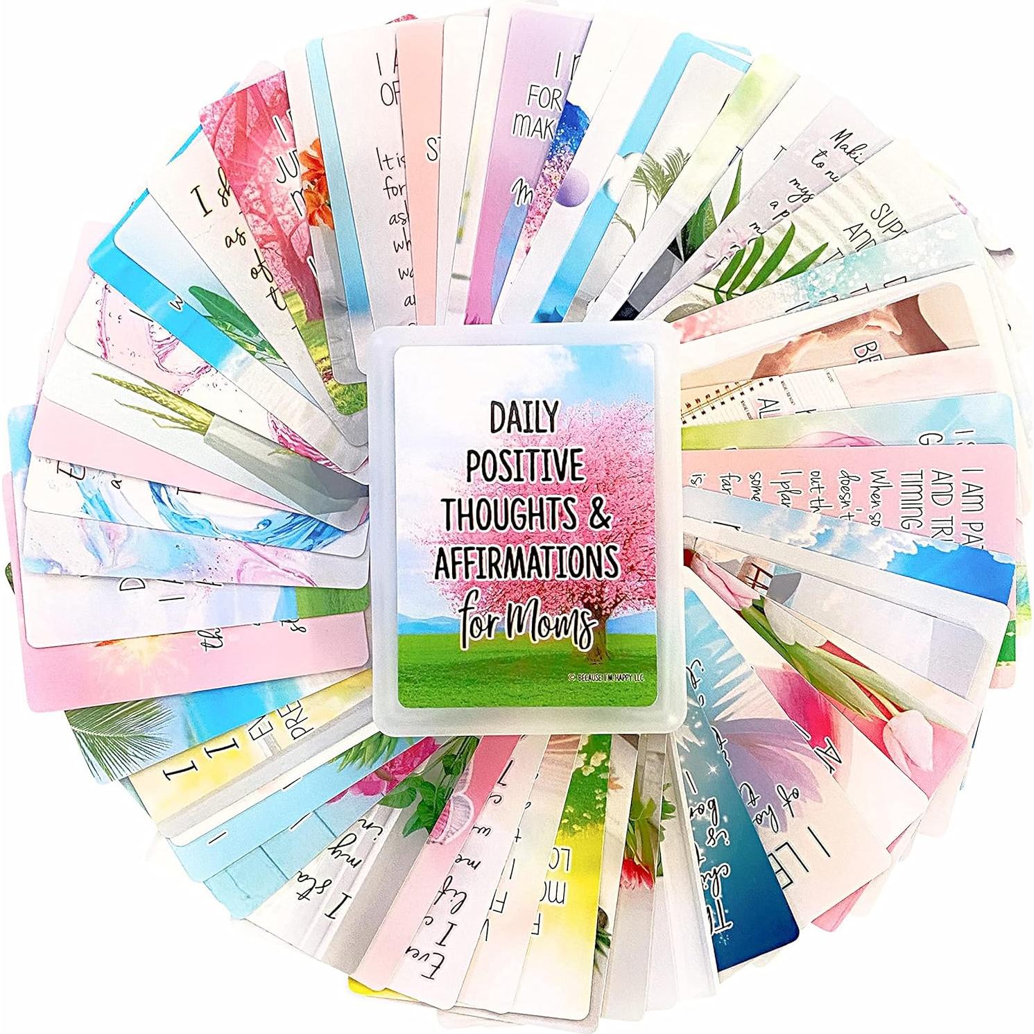 Tarjetas de Afirmación Positiva Porque Soy Feliz - 54 Afirmaciones