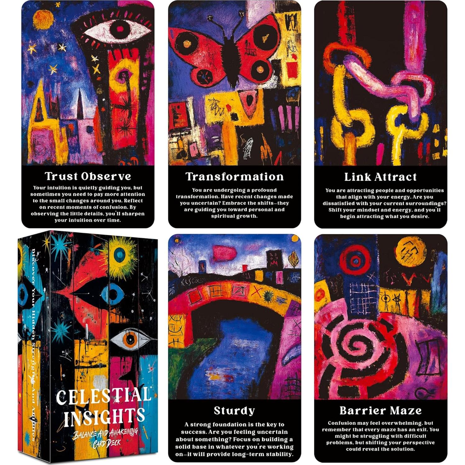 Tarjetas Oráculo Sabiduría Interior Soulme - 56 Tarjetas 12x7 cm