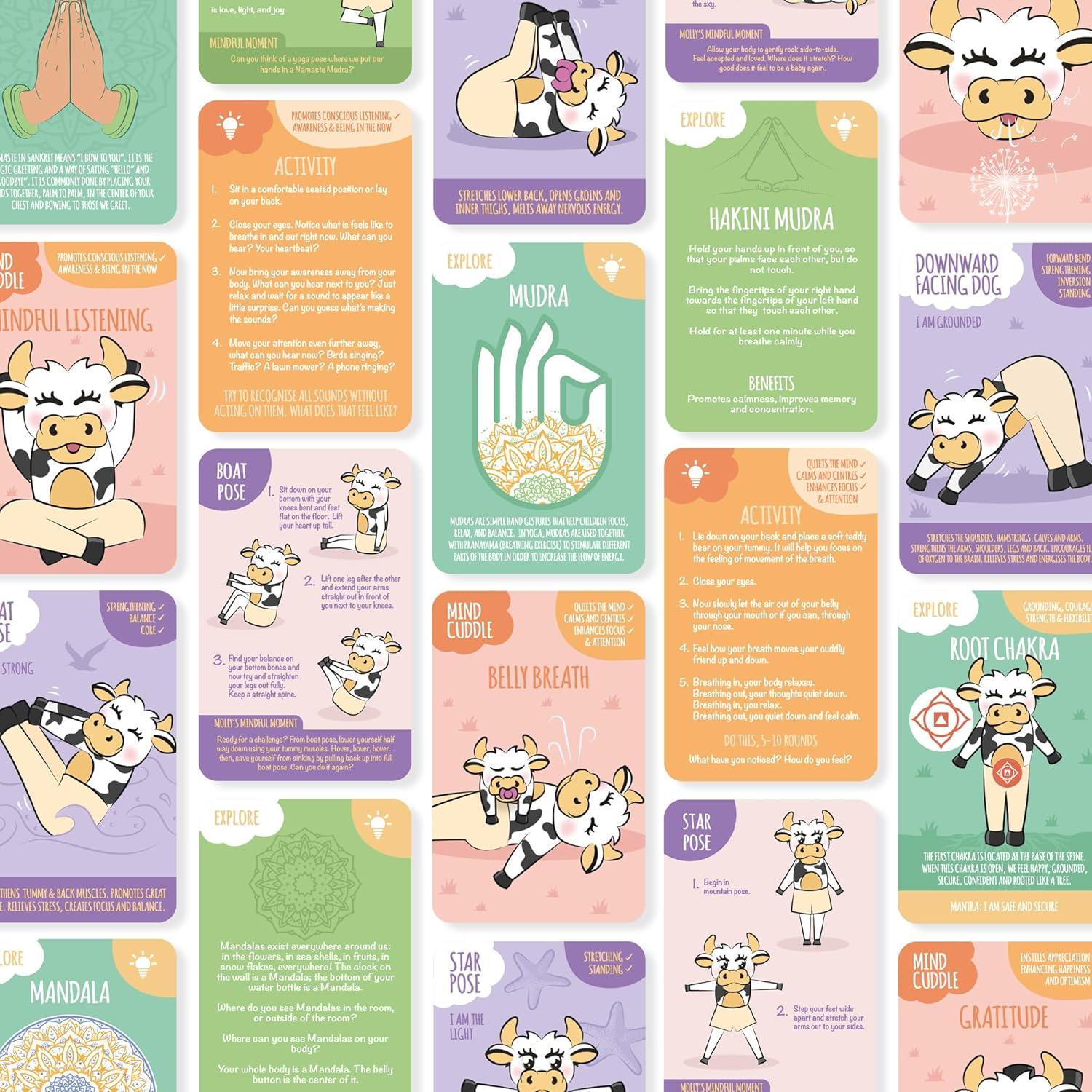 Tarjetas de Yoga para Niños Myga - 59 Tarjetas de Mindfulness
