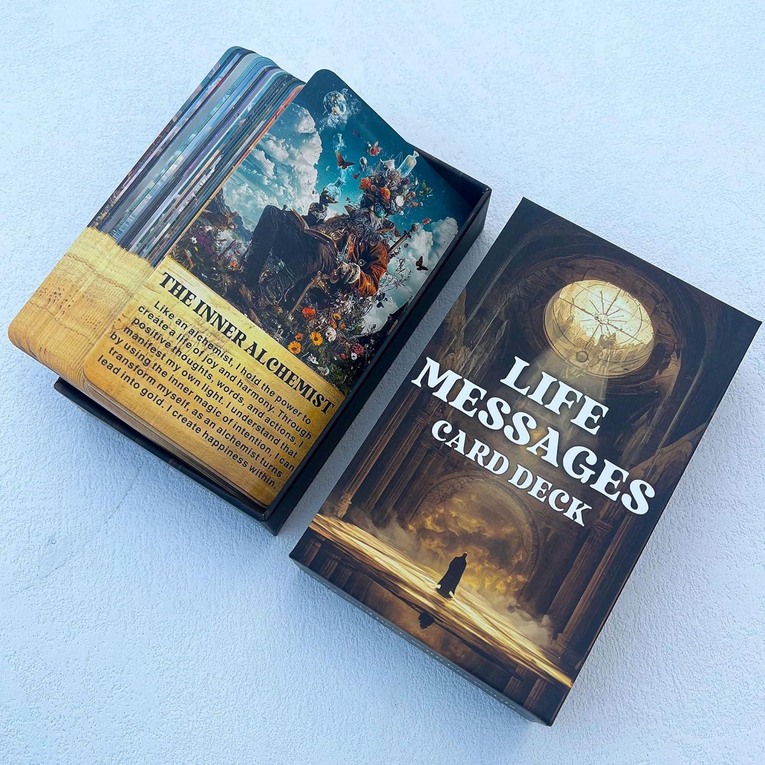 Mazo de Cartas Oracle GZXINKE - 54 Cartas Espirituales