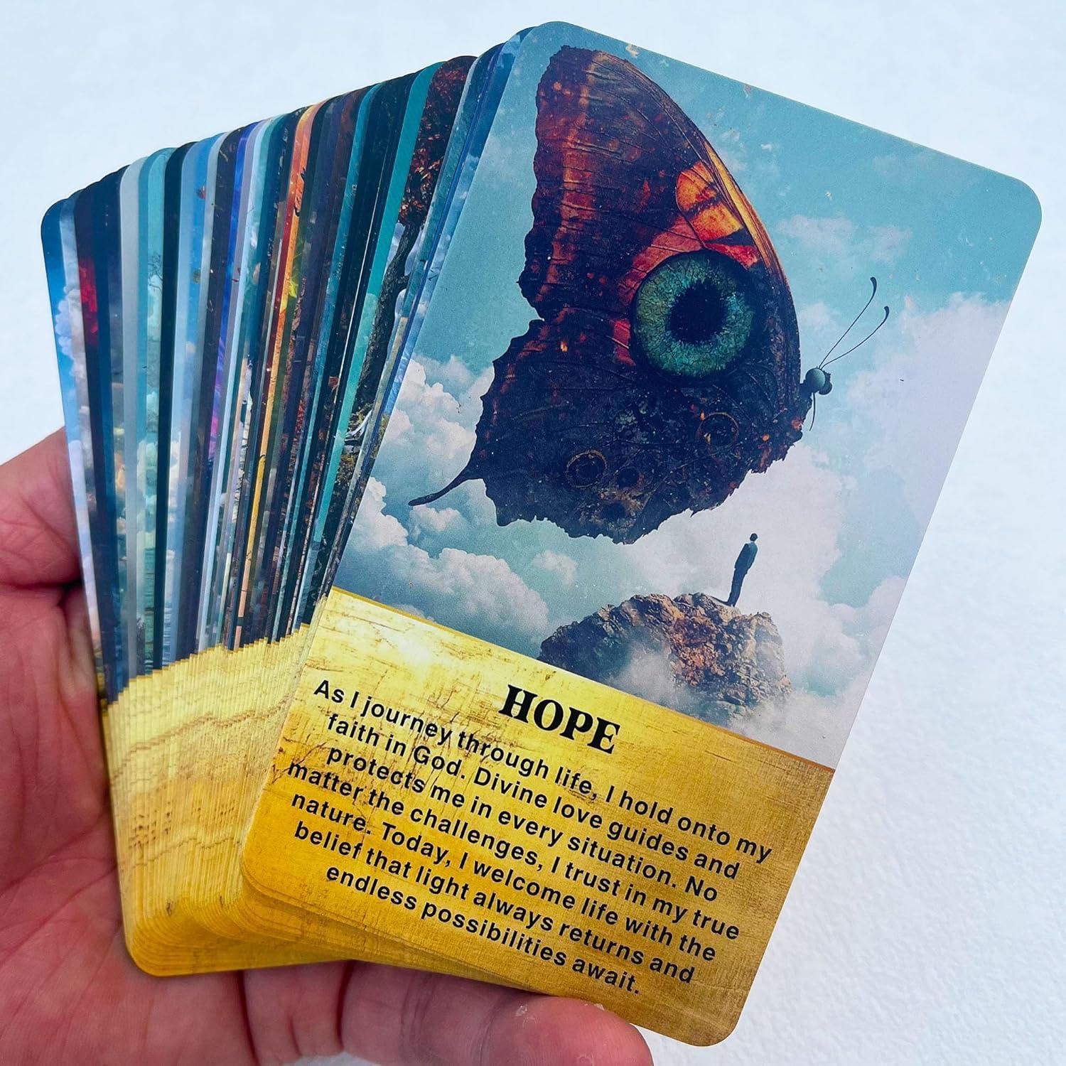 Mazo de Cartas Oracle GZXINKE - 54 Cartas Espirituales