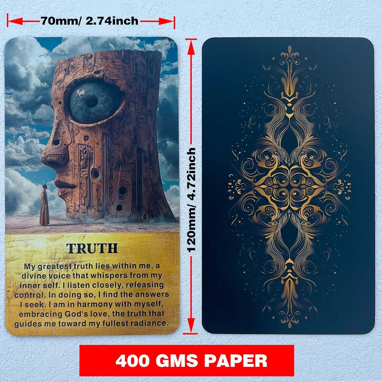 Mazo de Cartas Oracle GZXINKE - 54 Cartas Espirituales
