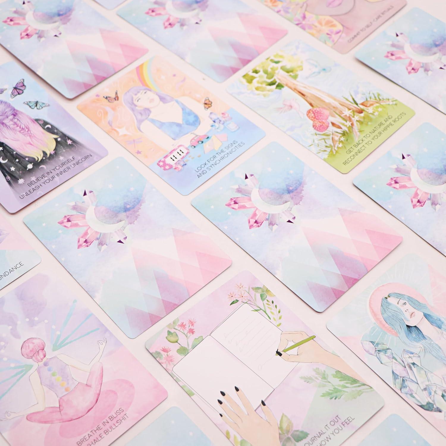 Cartas de Afirmación para Mujeres - Oracle Cards Vankuit - 44 Tarjetas y Guía