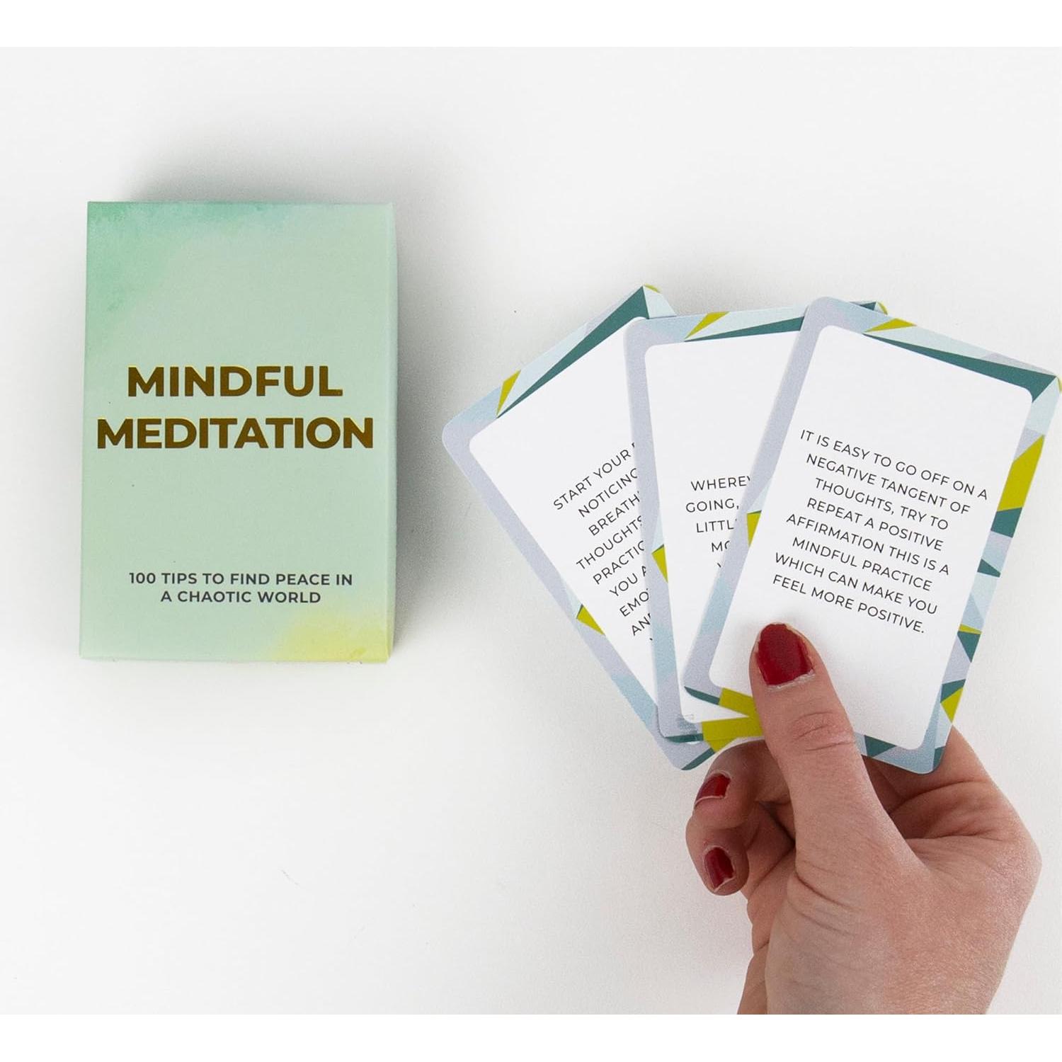 Tarjetas de Meditación Gift Republic - 100 Consejos para la Calma