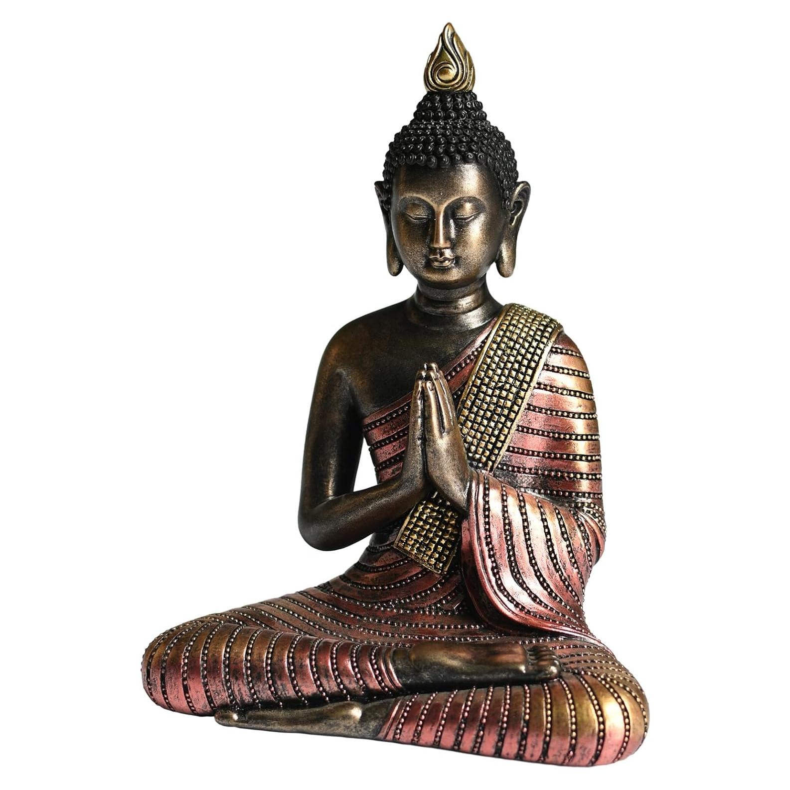 Estatua de Buda Kaly Arts 20.3 cm Resina Decorativa Zen