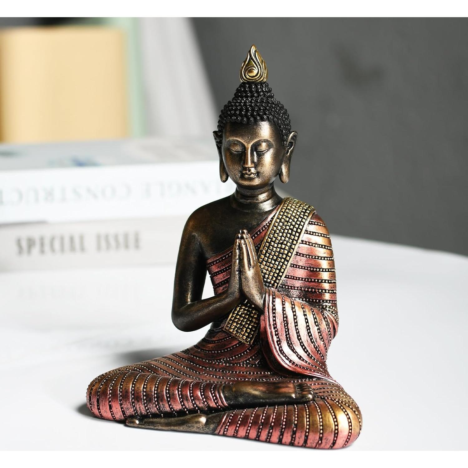 Estatua de Buda Kaly Arts 20.3 cm Resina Decorativa Zen