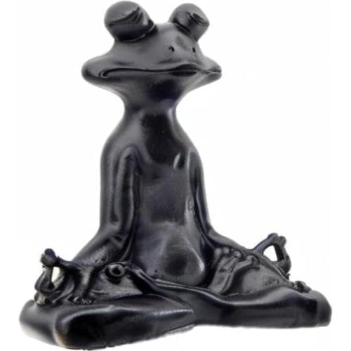 Estatua de Rana Bellaa 23101 Meditación Yoga Zen 15.24 cm