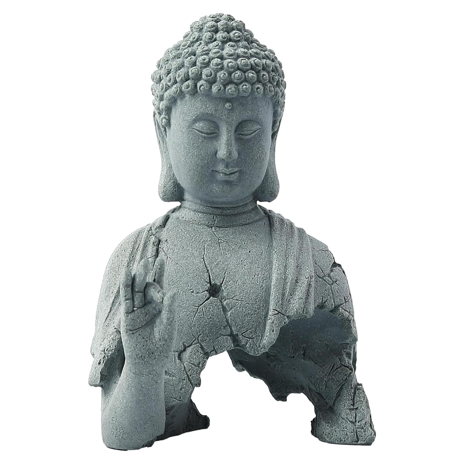 Estatua de Buda Meditativa Sdeetesamjun 11.4x8.9x17.8cm Feng Shui