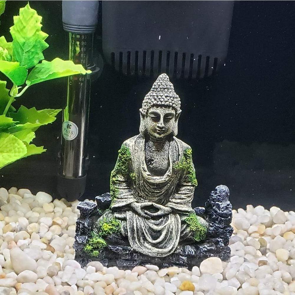 Estatua de Buda para Acuario SLOCME - Resina 14.2x7.1x17.5cm